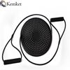 Picture of Kemket Waist Twister Disc Fitness Massage Round With Hand Ropes Foot Massager Black