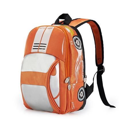 Picture of Autokids Child Backpack Anti-lost The Car Design Bag (ORANGE)
