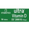 Picture of VITABIOTICS ULTRA VITAMIN D3 2000IU pack of 96