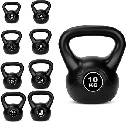 Picture of Kemket Home Gym Fitness Exercise Vinyl Kettle bell workout training 10kg