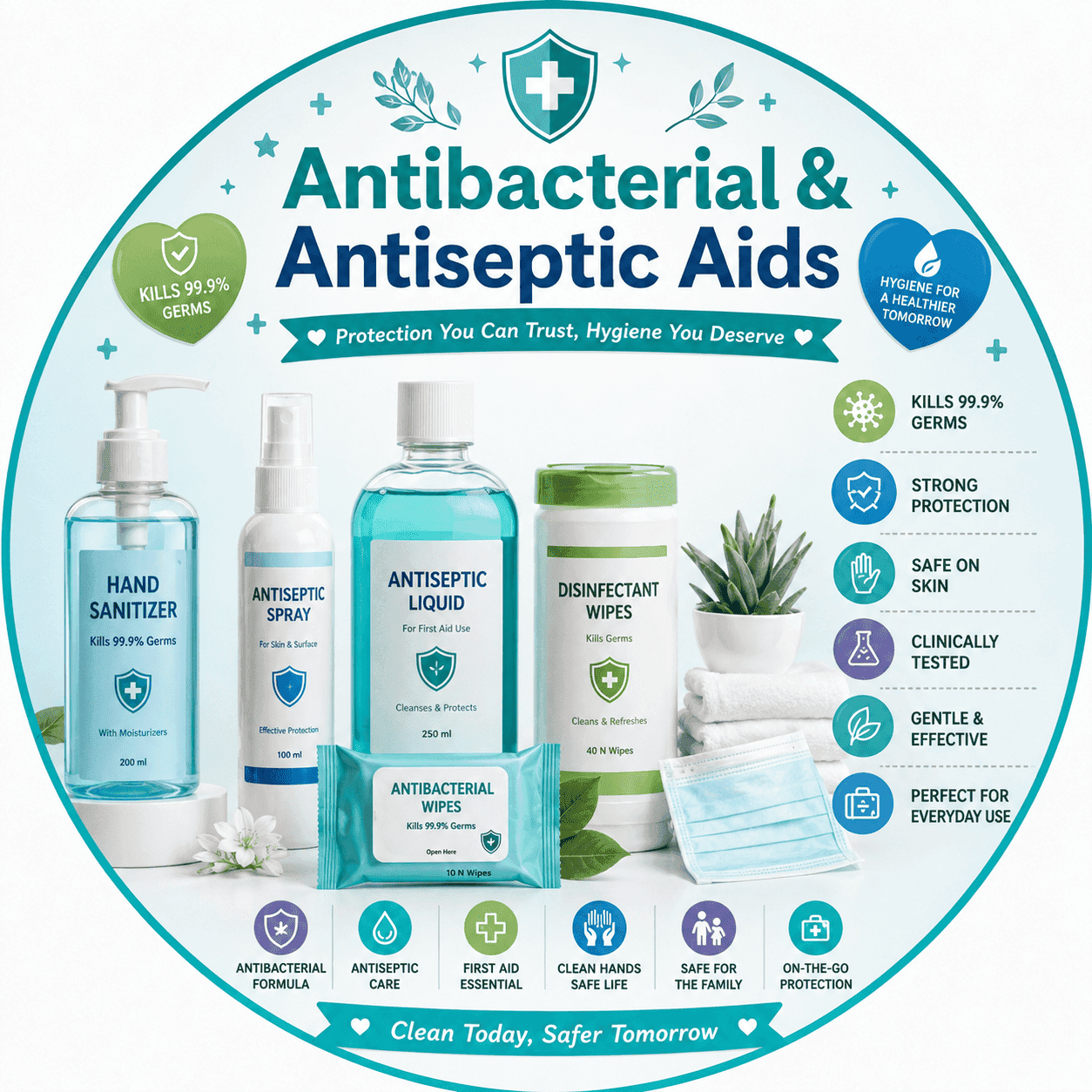 Antibacterial & Antiseptic Aids