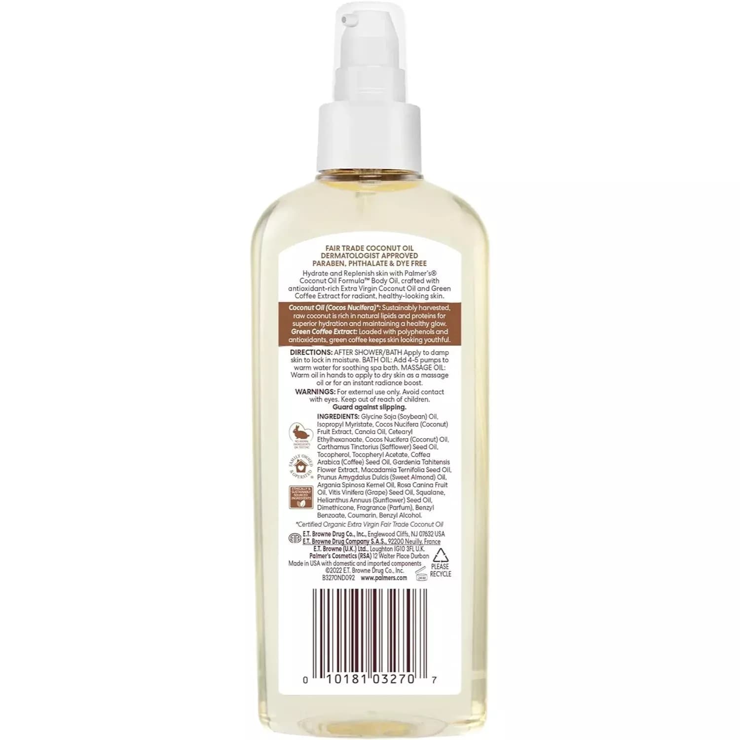 Palmers Coconut Body Oil 150ml