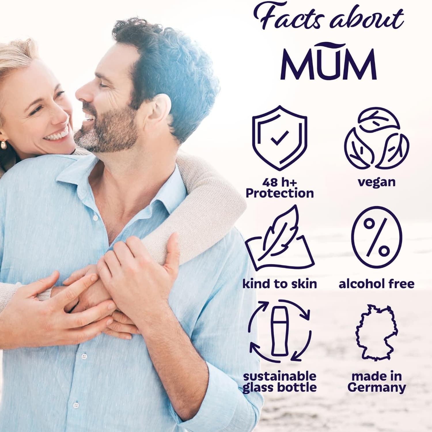 Mum Deodorant Roll On Fresh Pink 50ml