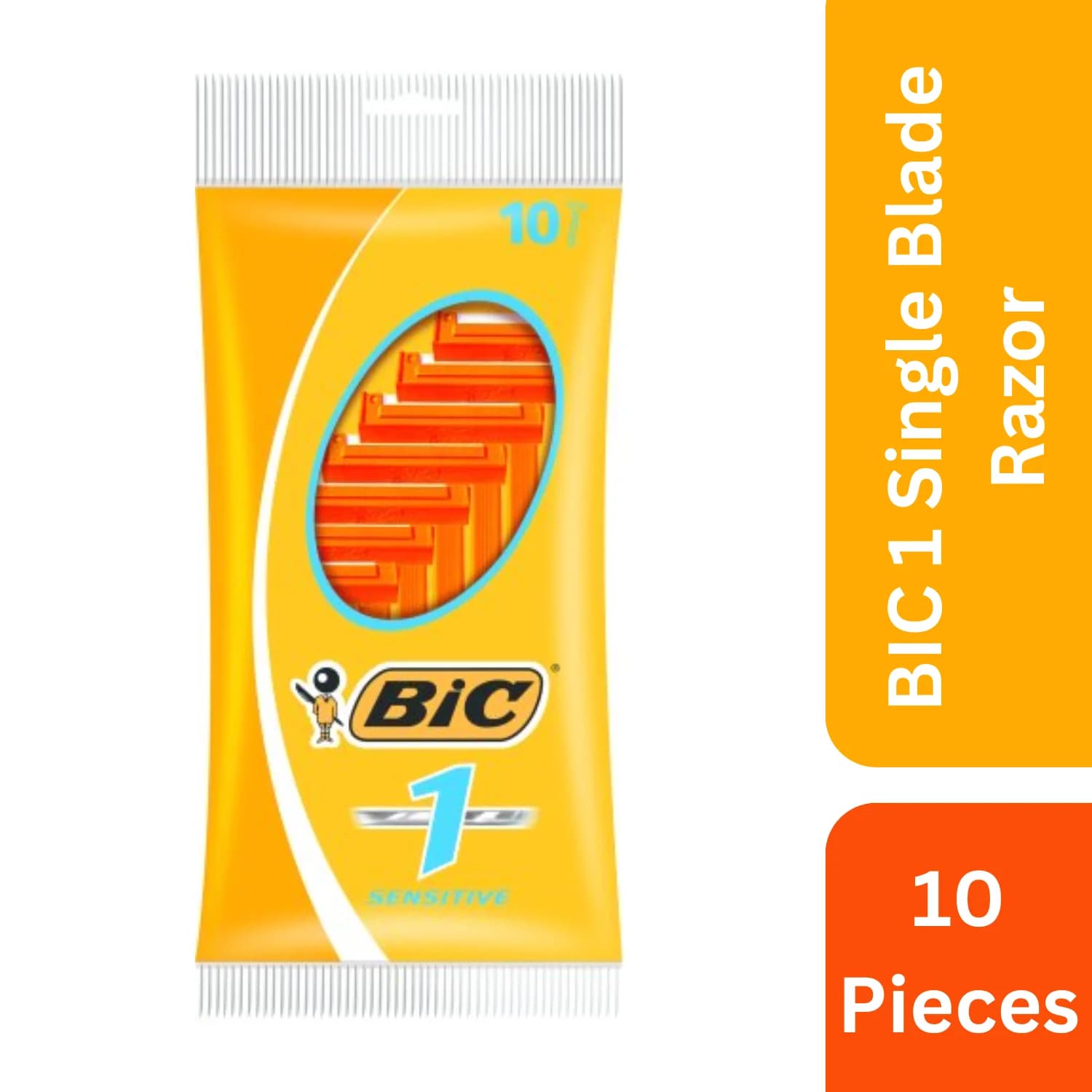 Bic 1 Single Blade Razor 10 units