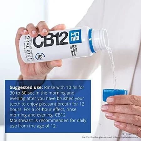 CB12 Mint-Menthol Mouthwash 250ml