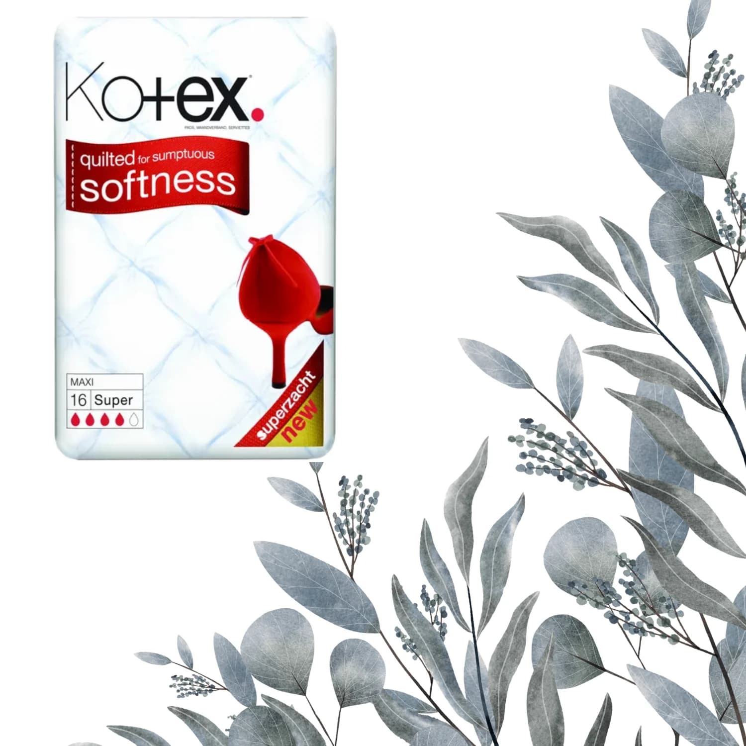Kotex Maxi Super Pads 16 Pads