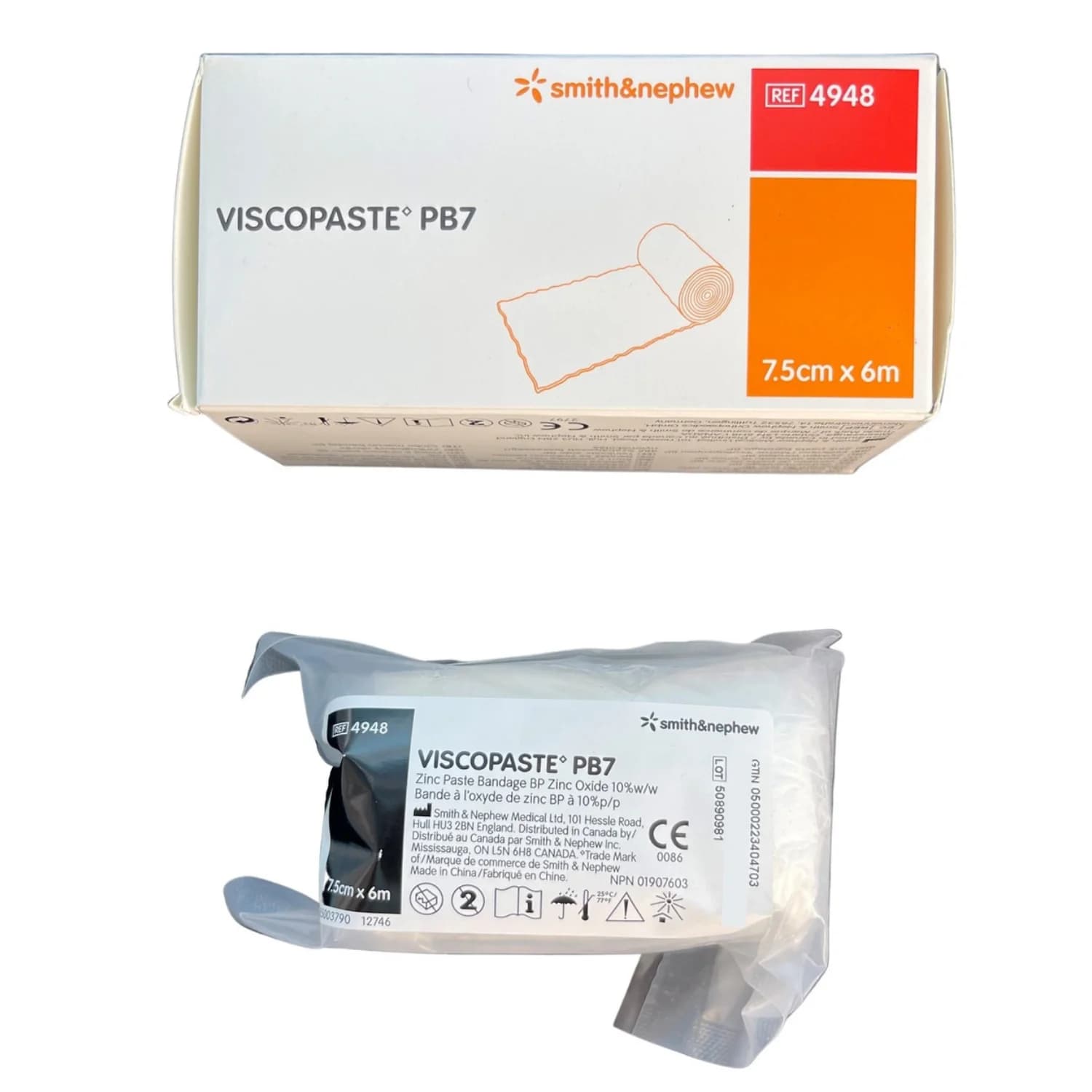 Viscopaste Pb7 Bandage 7.5Cm X 6m