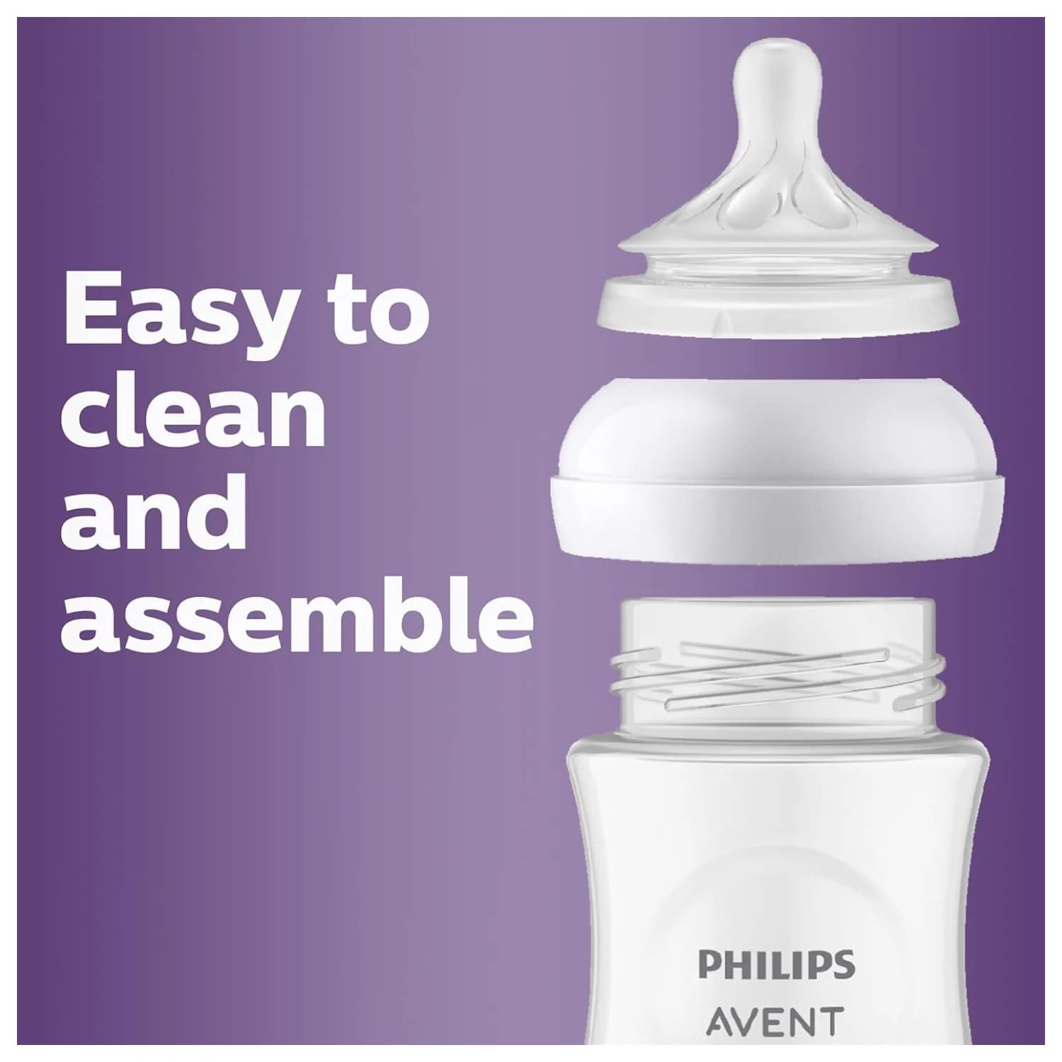 Philips AVENT Anti-colic Baby Bottle Newborn Flow Teat 4pk