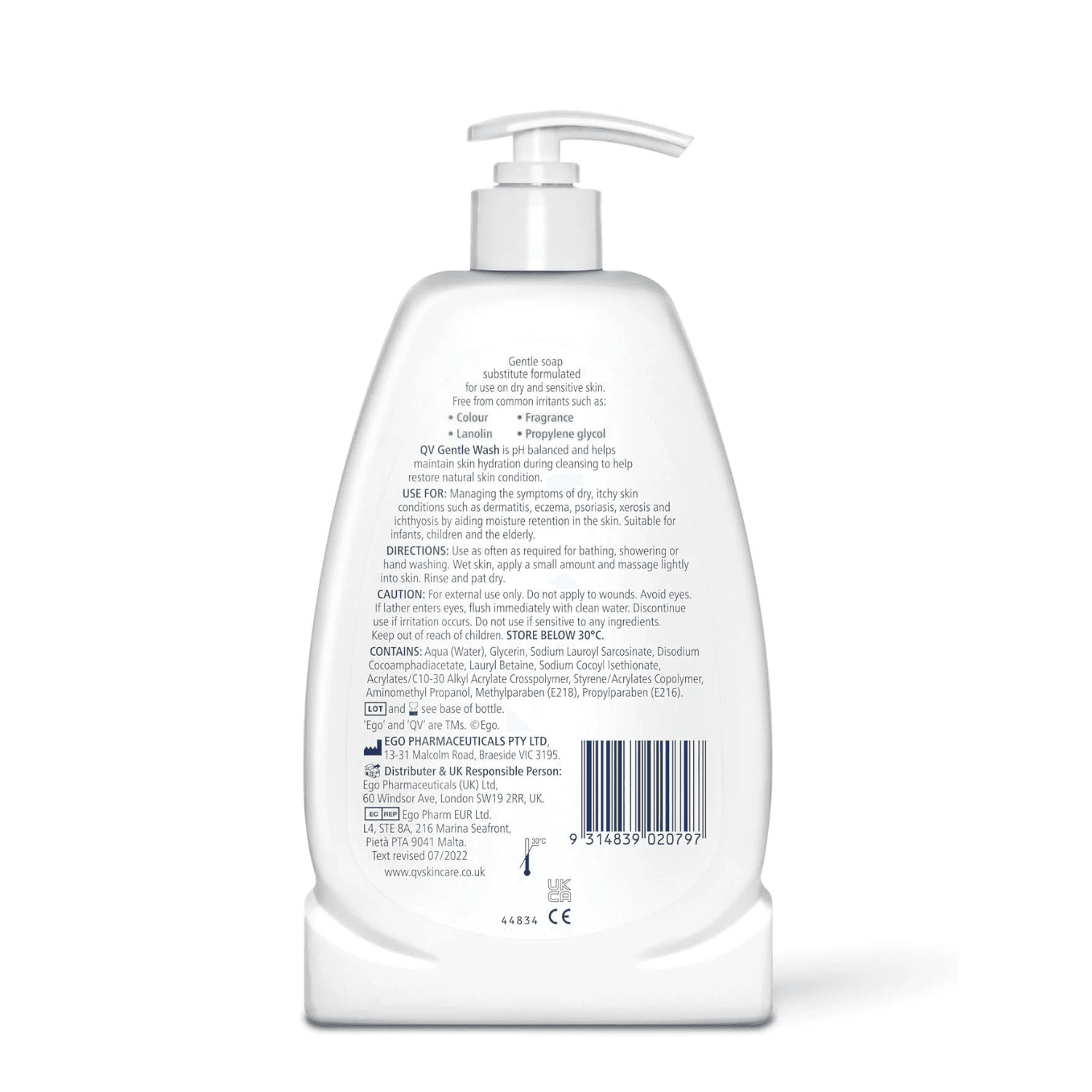 QV Gentle Wash 500ml