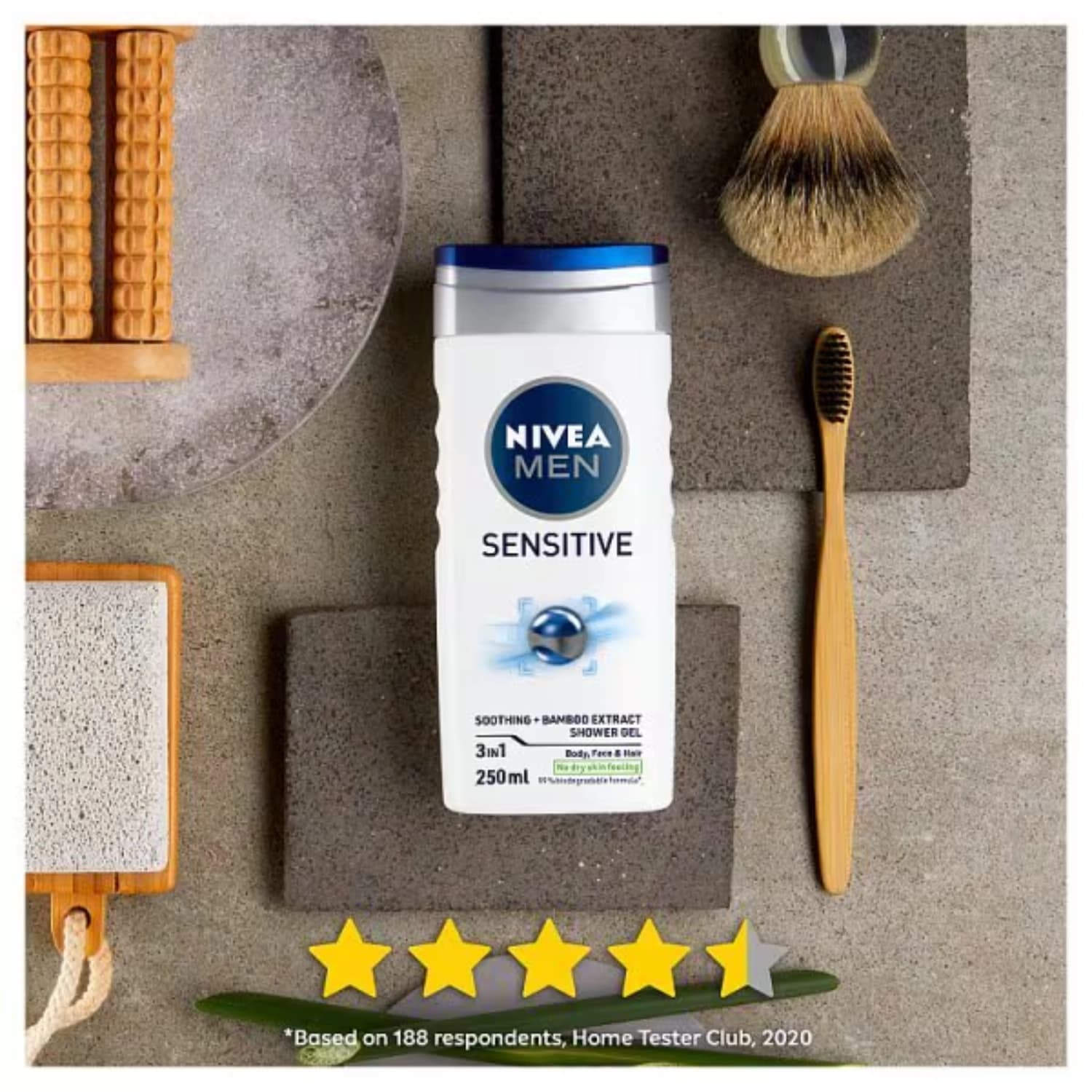 Nivea Mens Shower Gel Sensitive 250ml