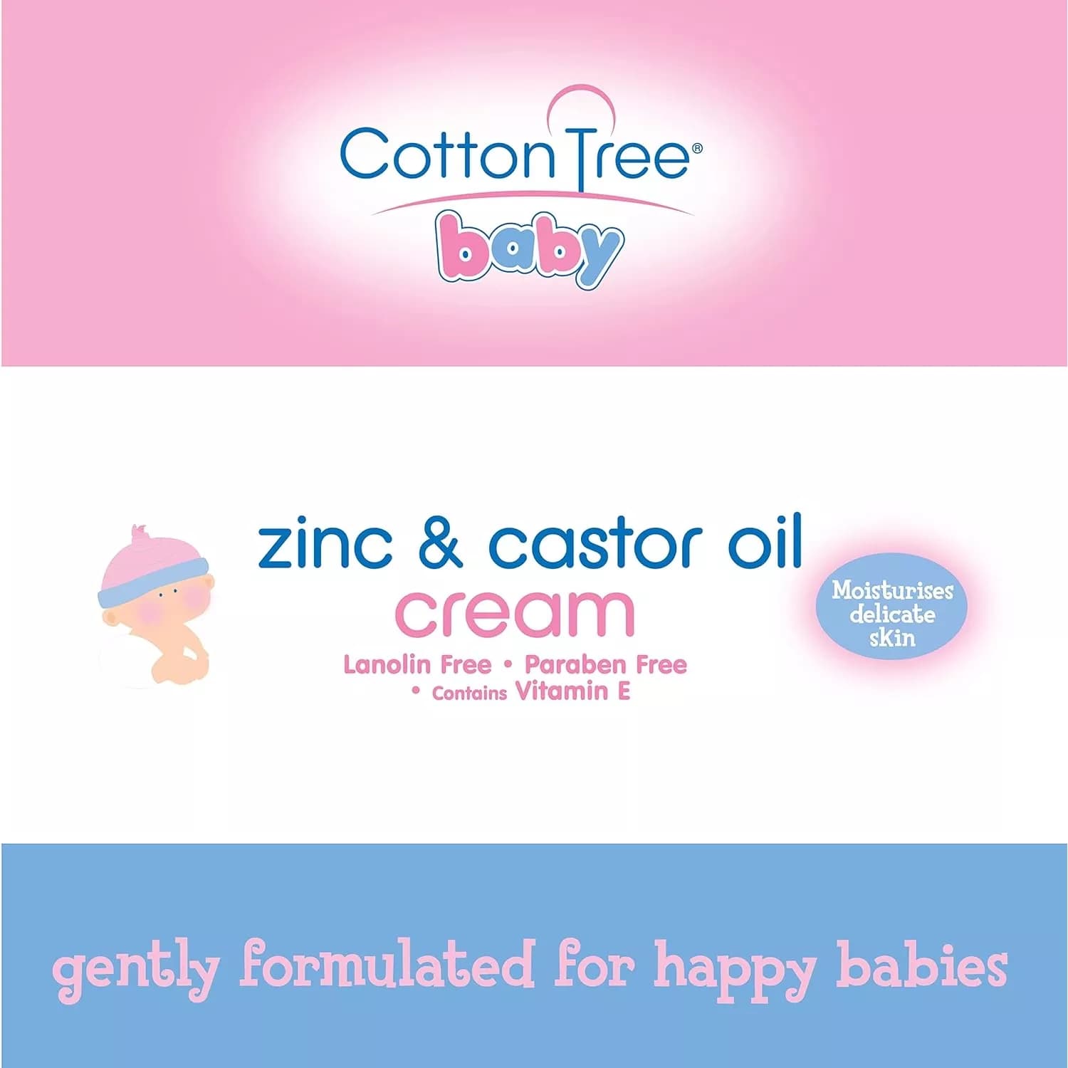 Nuage Zinc And Castor Oil Cream 200ml- Pack 3