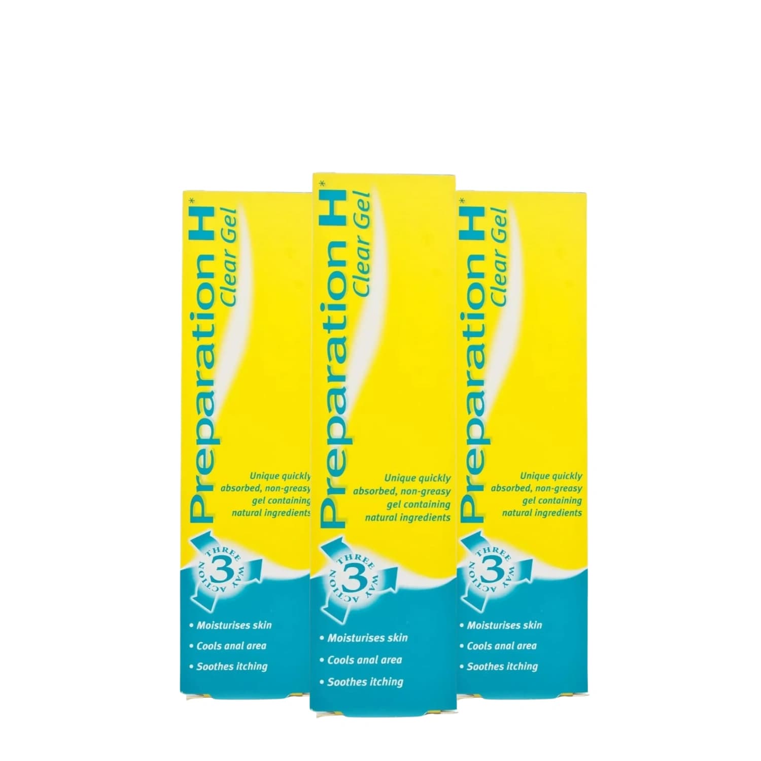 Preparation H Clear Gel 50g – Pack of 3