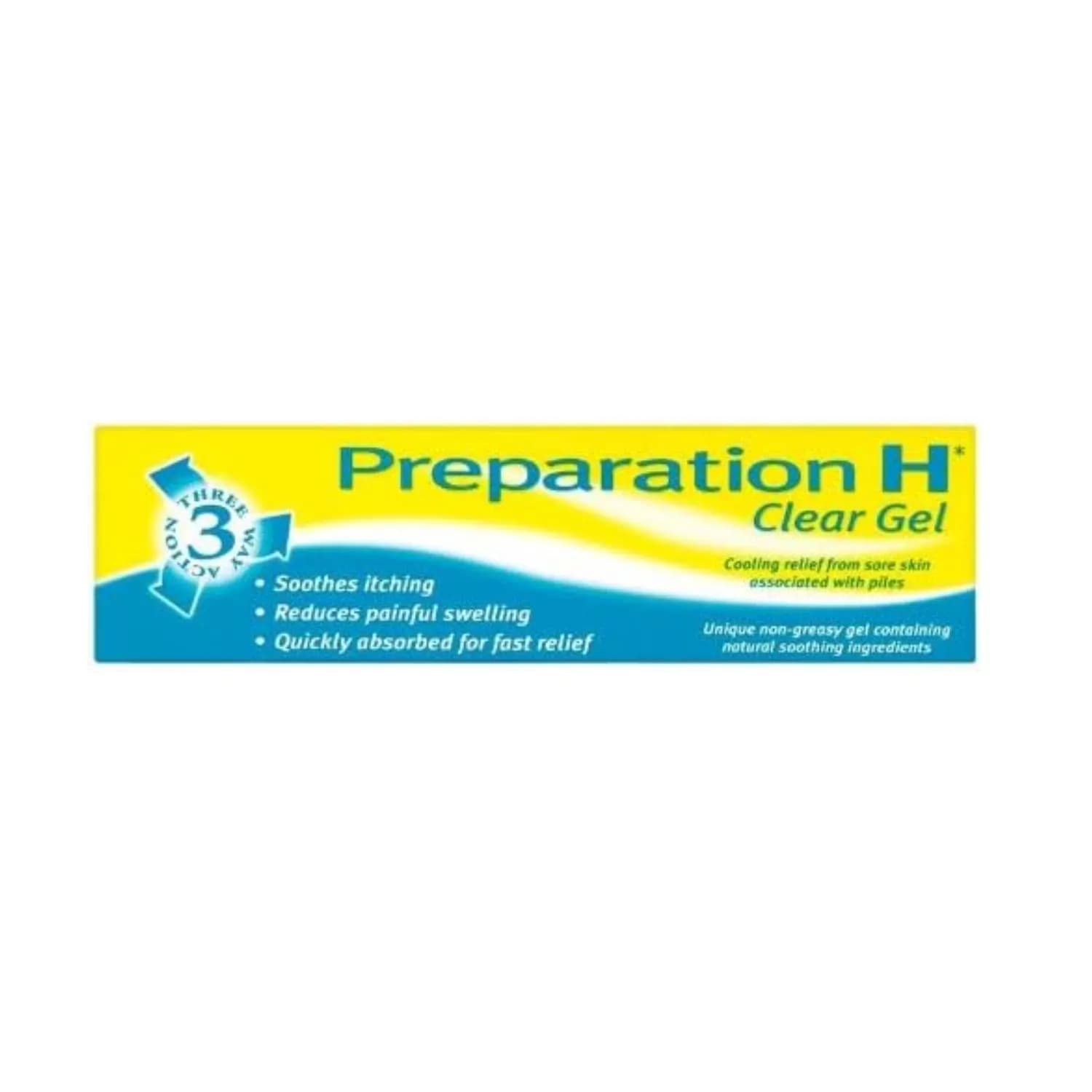 Preparation H Clear Gel 50g – Pack of 3
