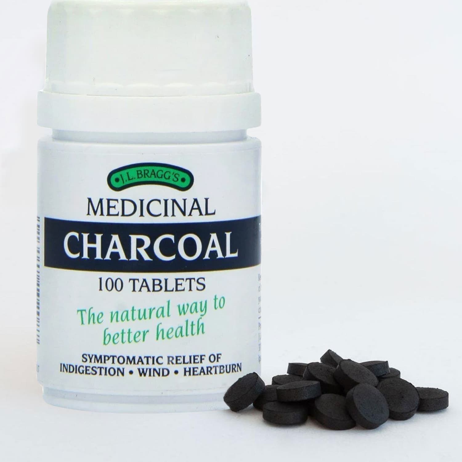Bragg’s Medicinal Charcoal 100 Tablets – Pack of 3