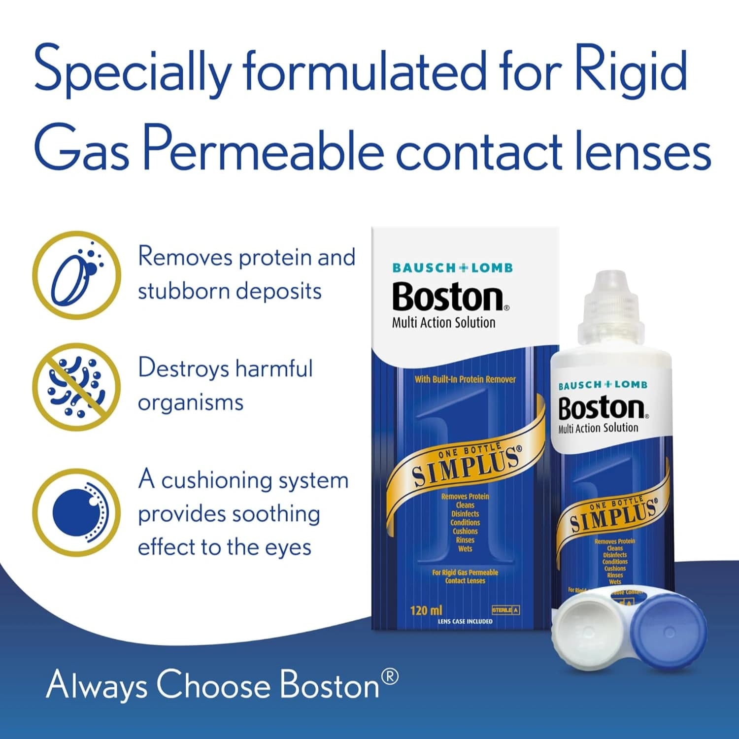 Bausch & Lomb Boston Simplus 120ml