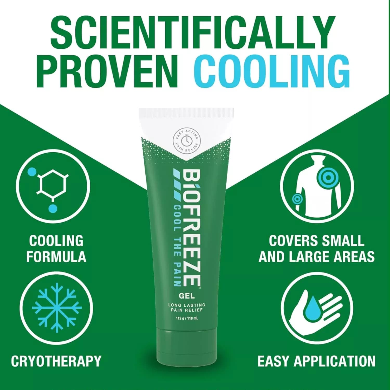 Biofreeze Pain Relieving Gel 118ml