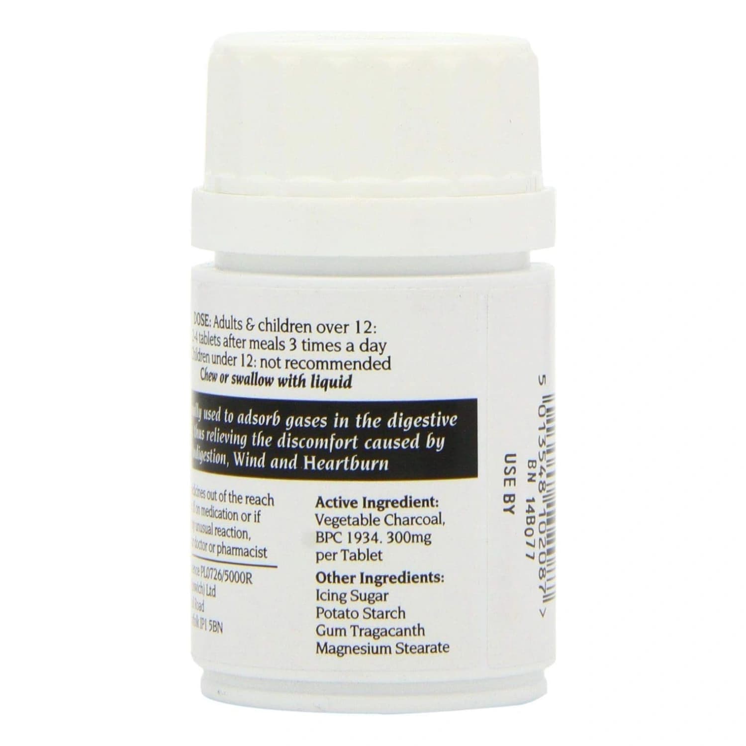 Bragg’s Medicinal Charcoal 100 Tablets – Pack of 3
