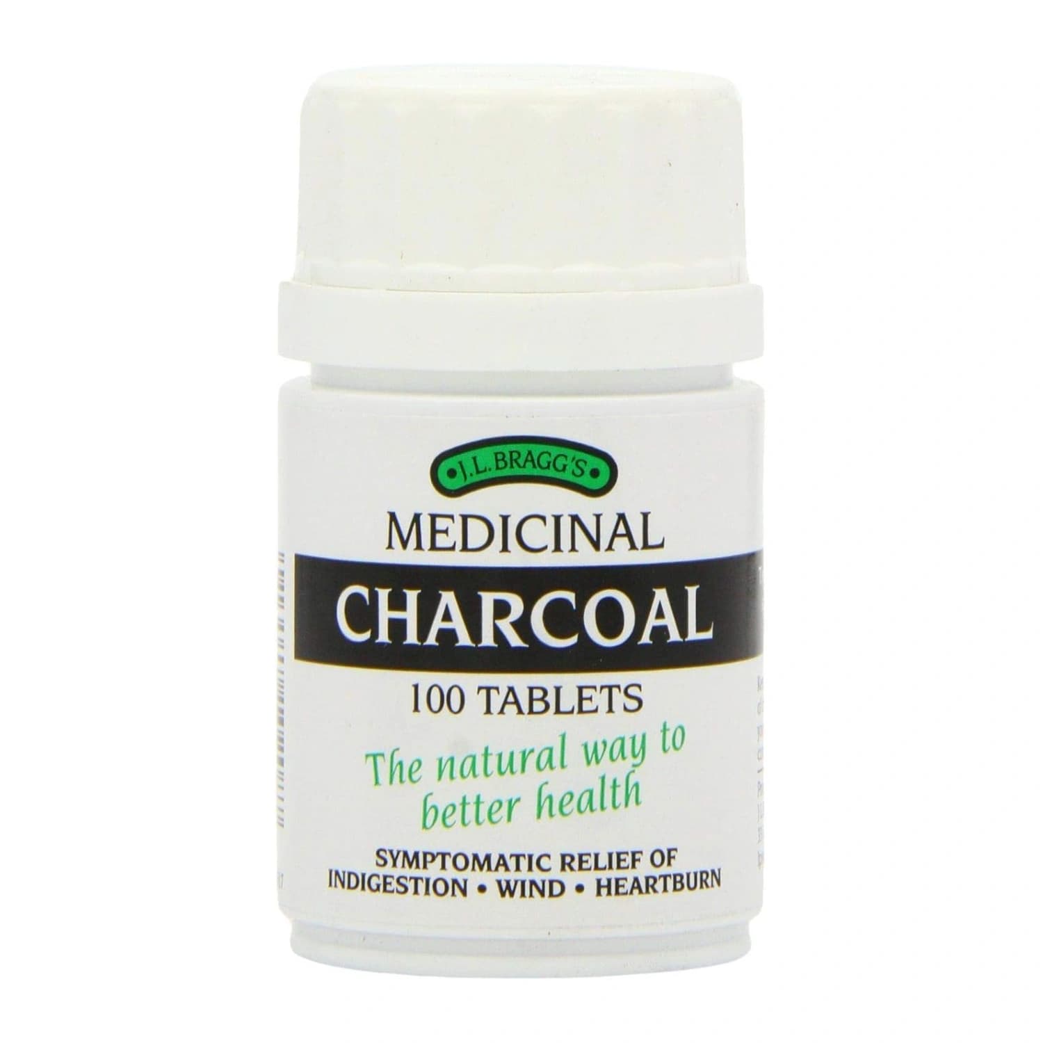 Bragg’s Medicinal Charcoal 100 Tablets – Pack of 3