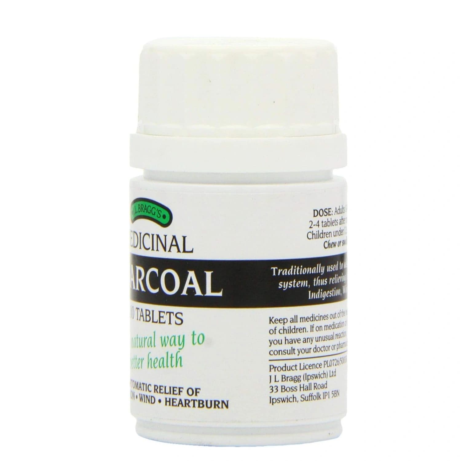 Bragg’s Medicinal Charcoal 100 Tablets