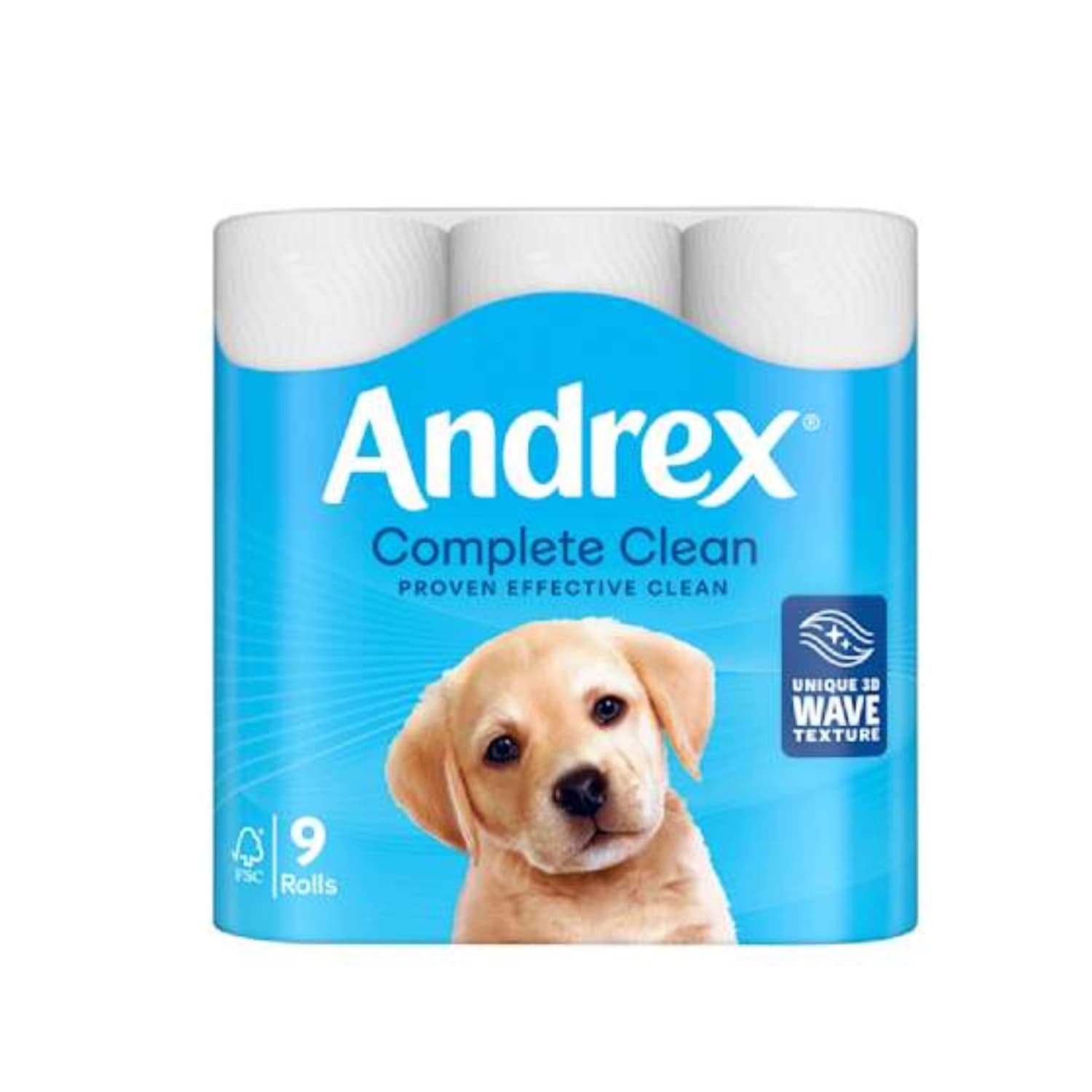 Andrex classic clean toilet roll 9 pack