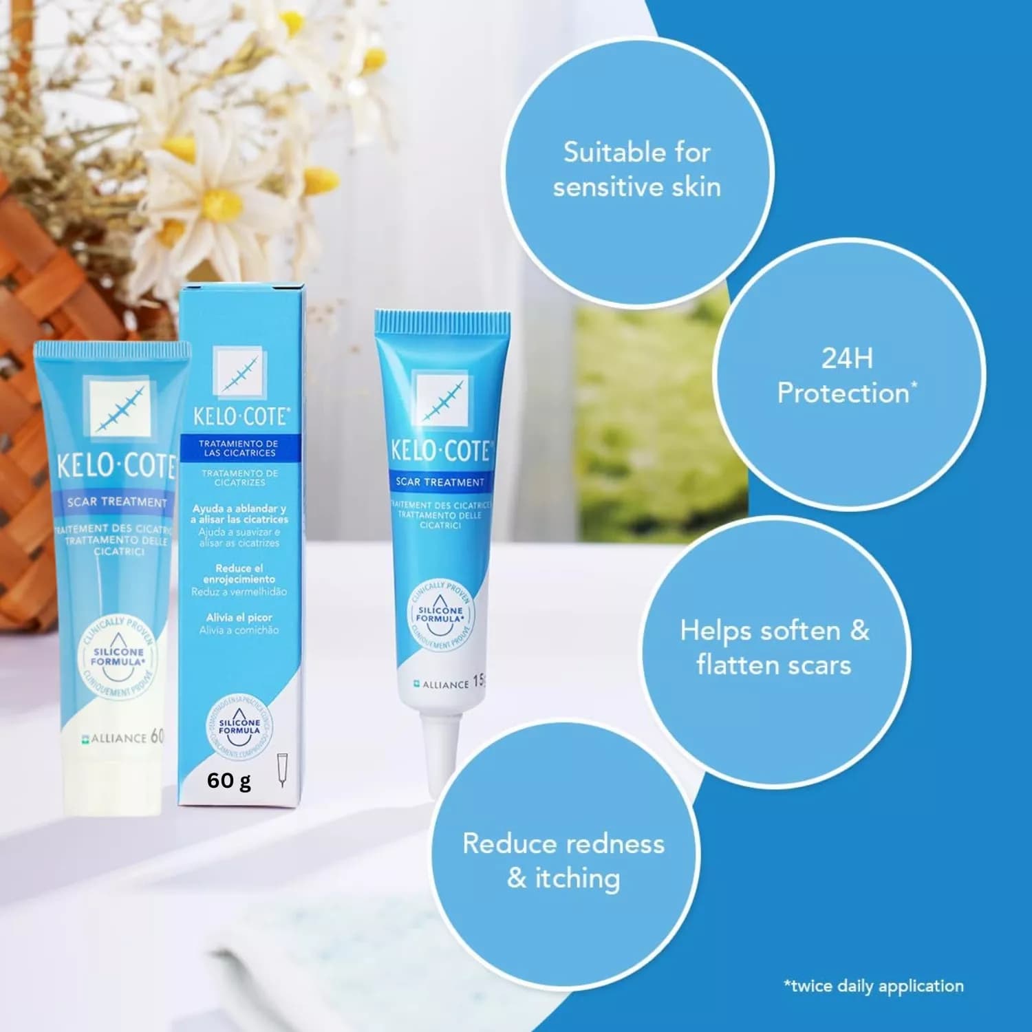 Kelo-Cote Scar Treatment Gel Tube 15g