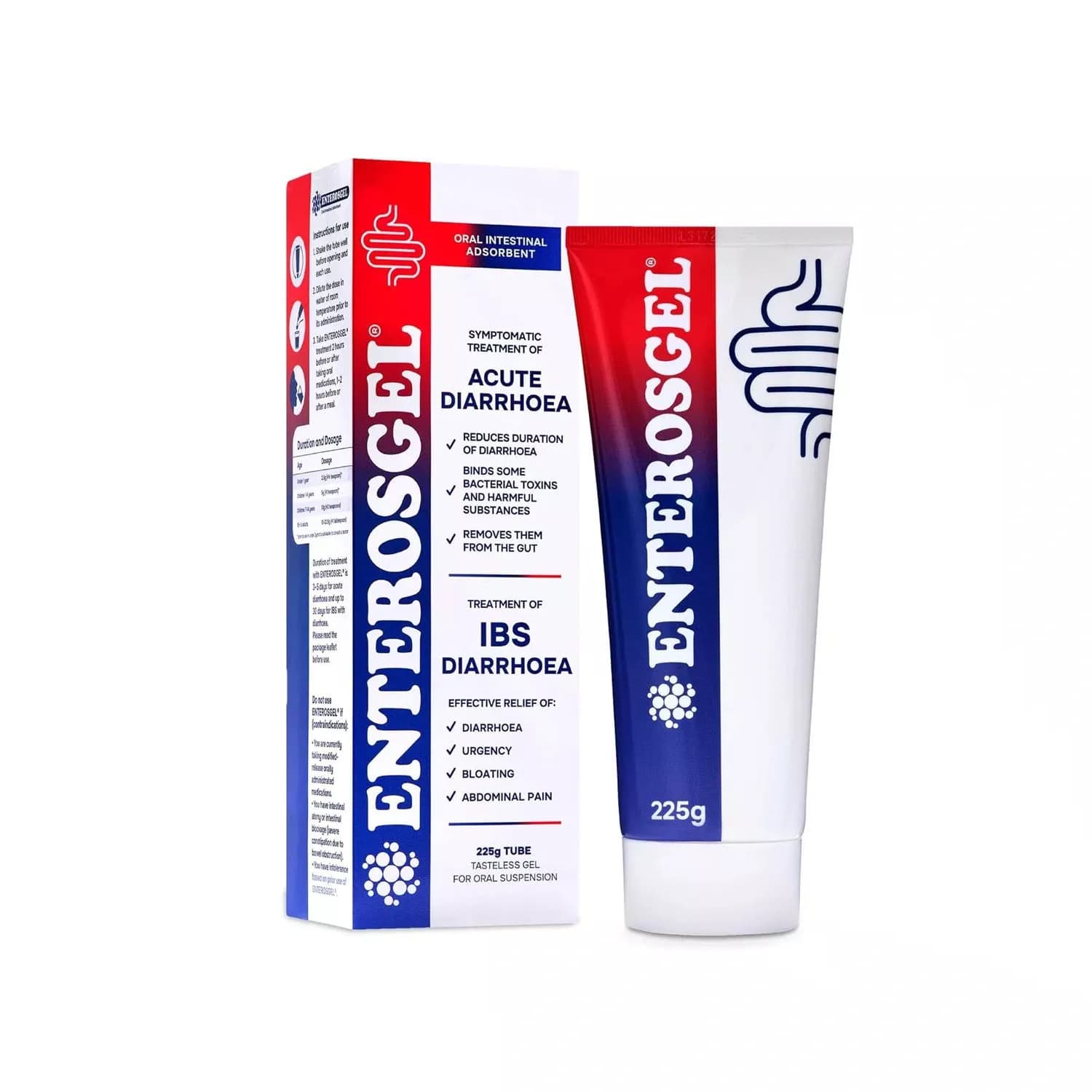 Enterosgel ibs relief gel tube 225g