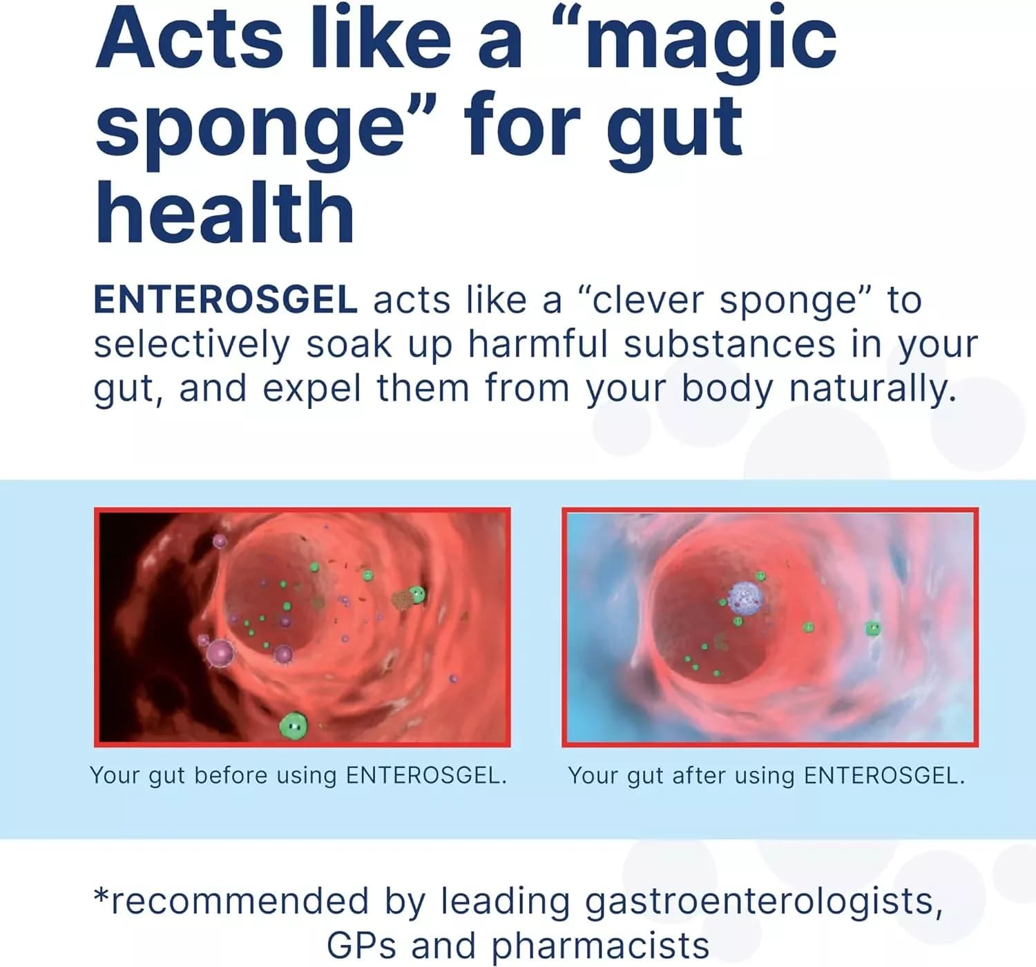 Enterosgel ibs relief gel tube 90g 6