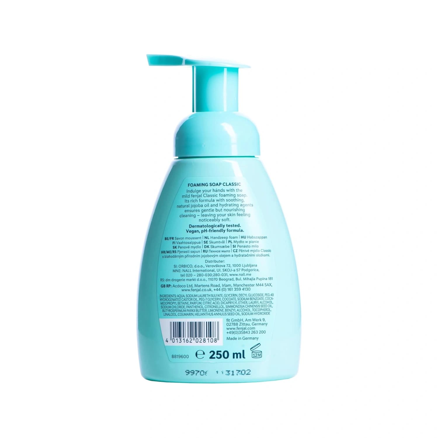 Fenjal classic foaming soap 250ml 5