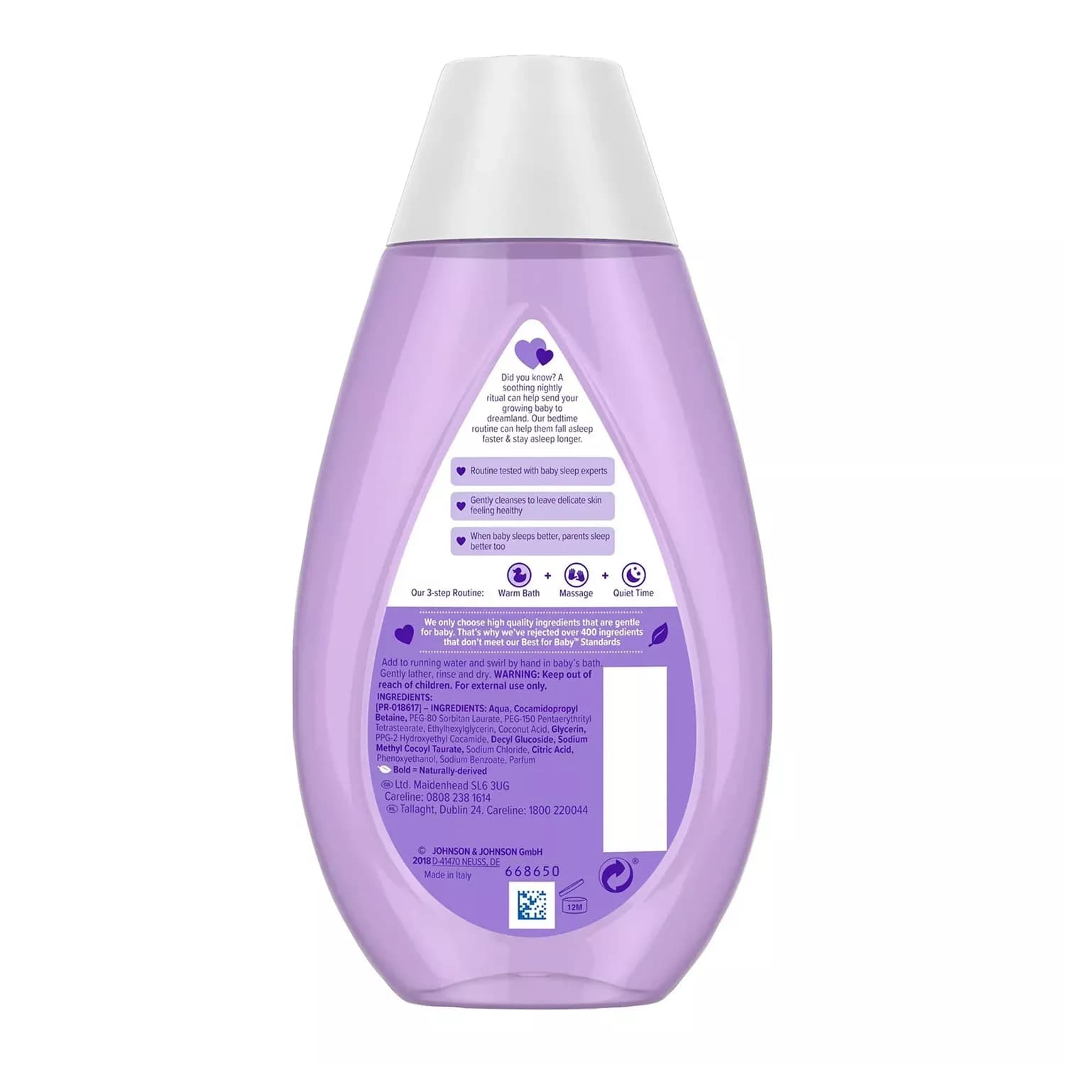 Johnsons baby bedtime bath 300ml 1