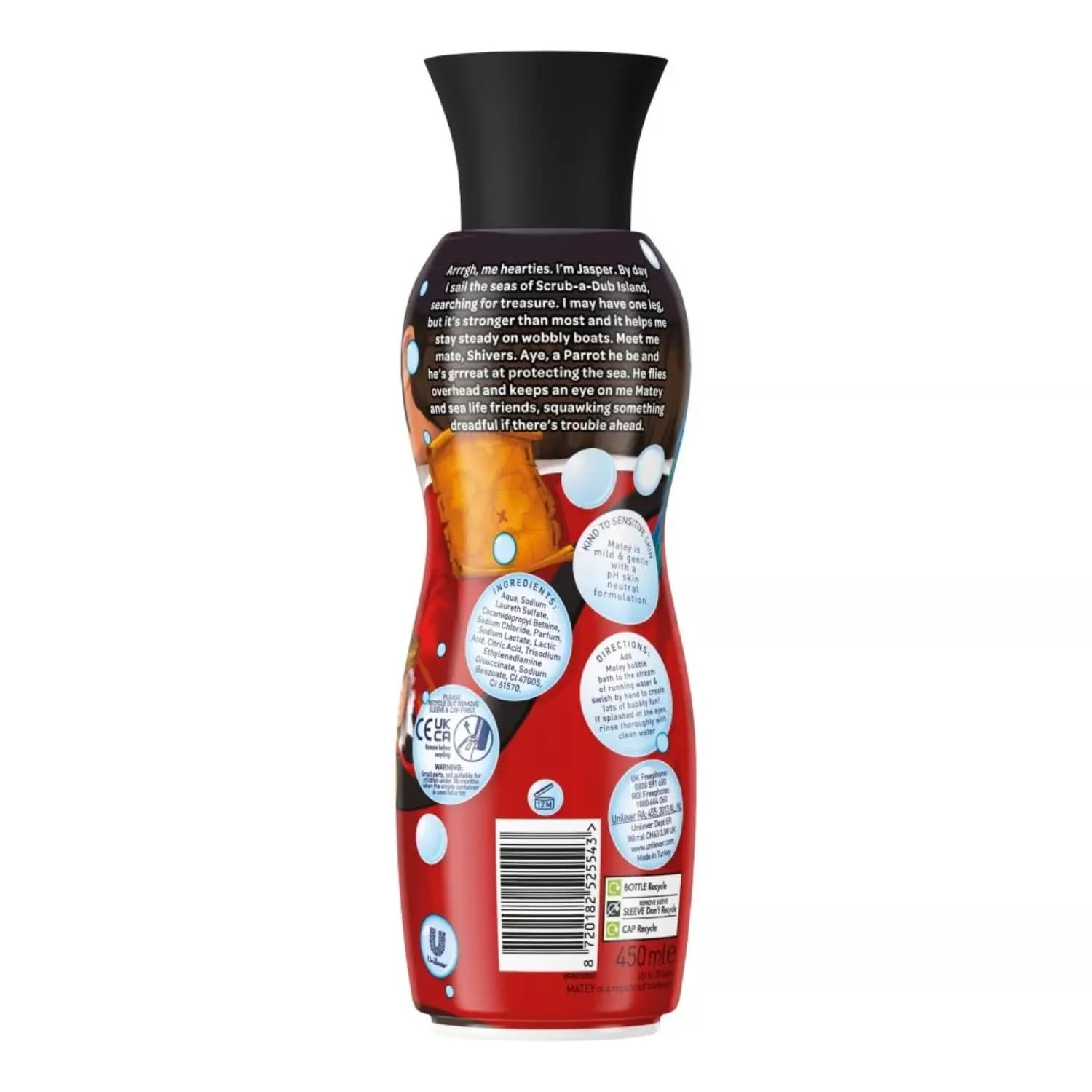 Matey bubble bath jasper 450ml 4