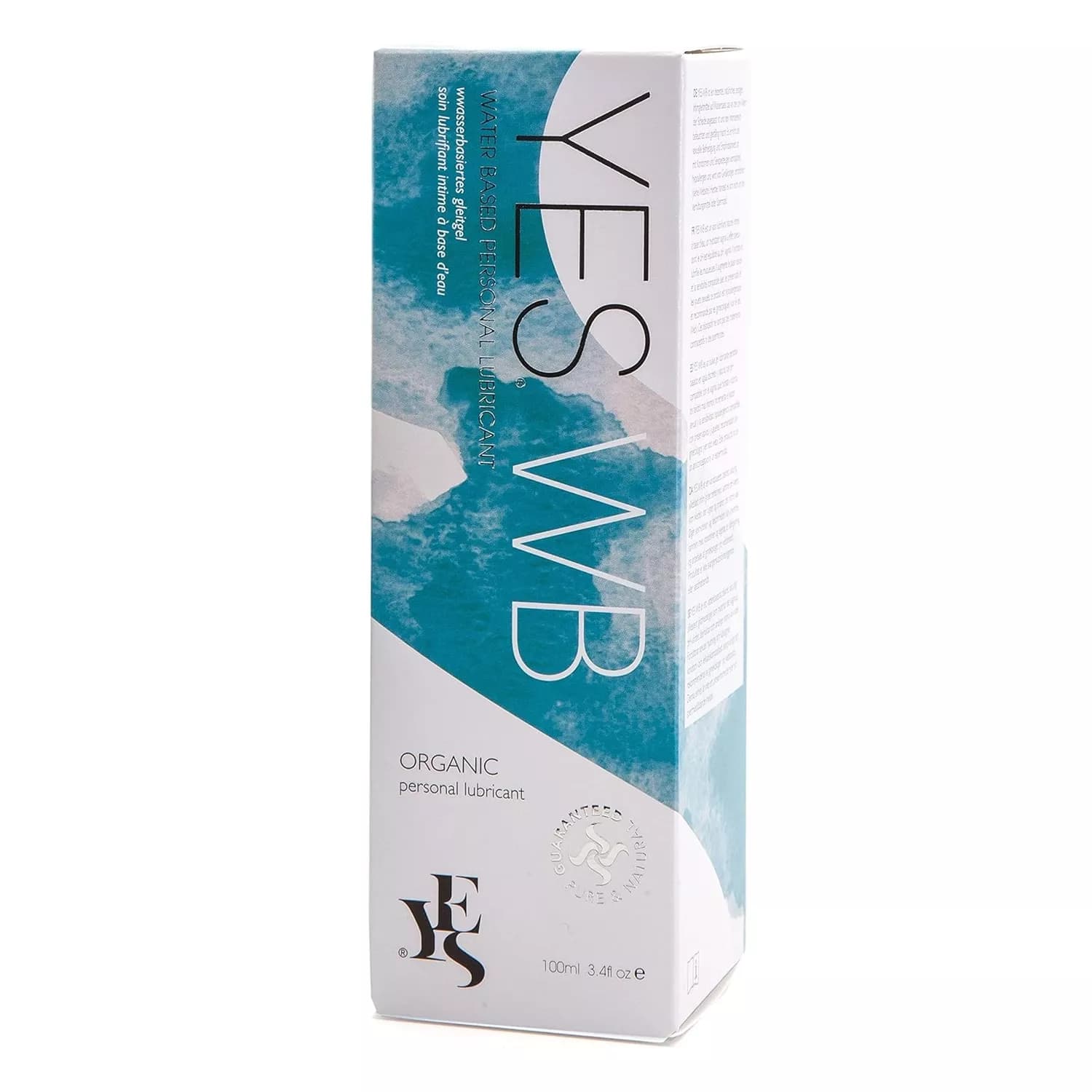 Yes water based lubr 100 org 100ml 1