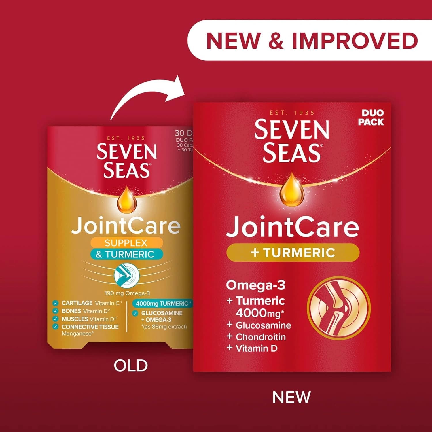 Seven seas jointcare tumeric duo pack 4