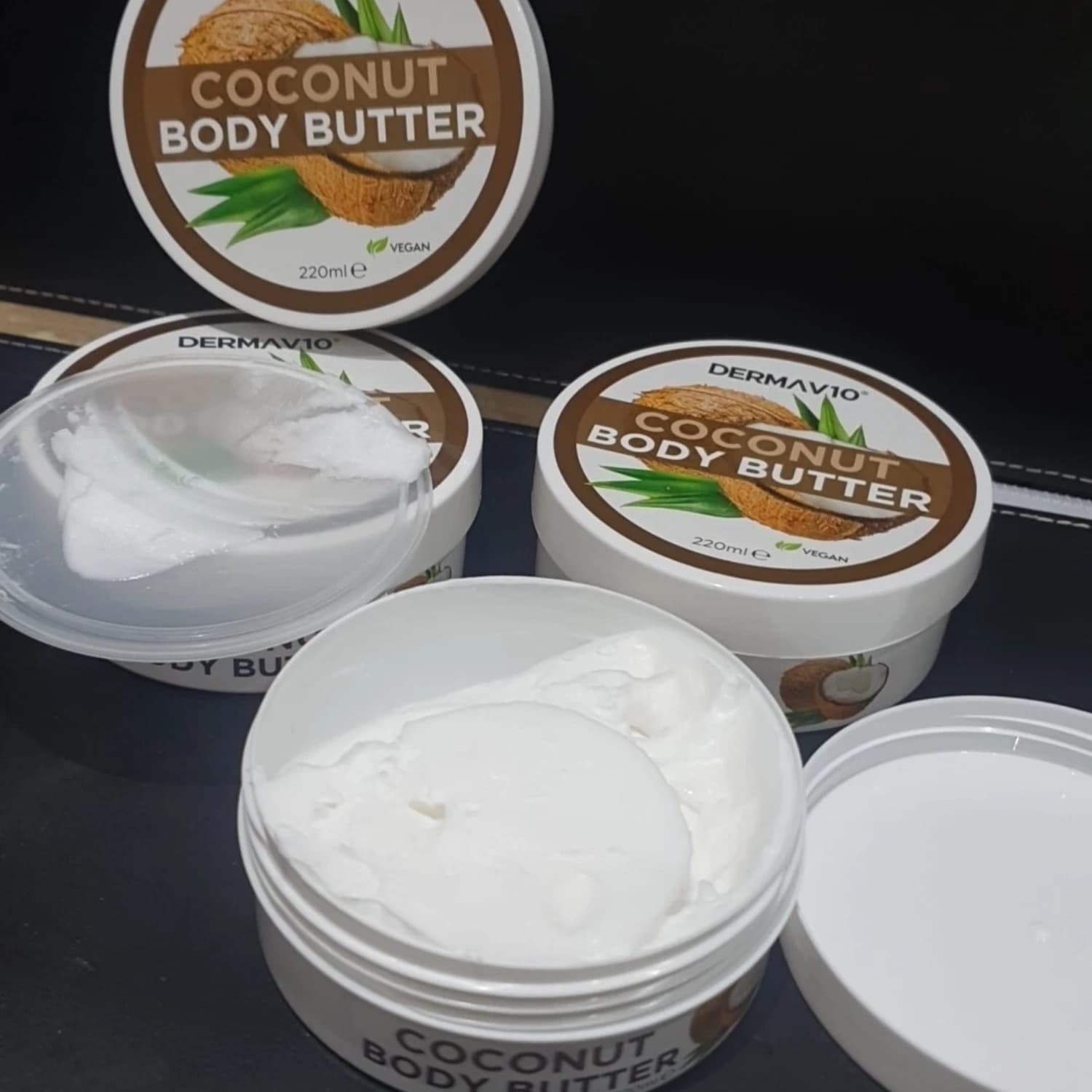 Derma v10 coconut body butter 220ml 5
