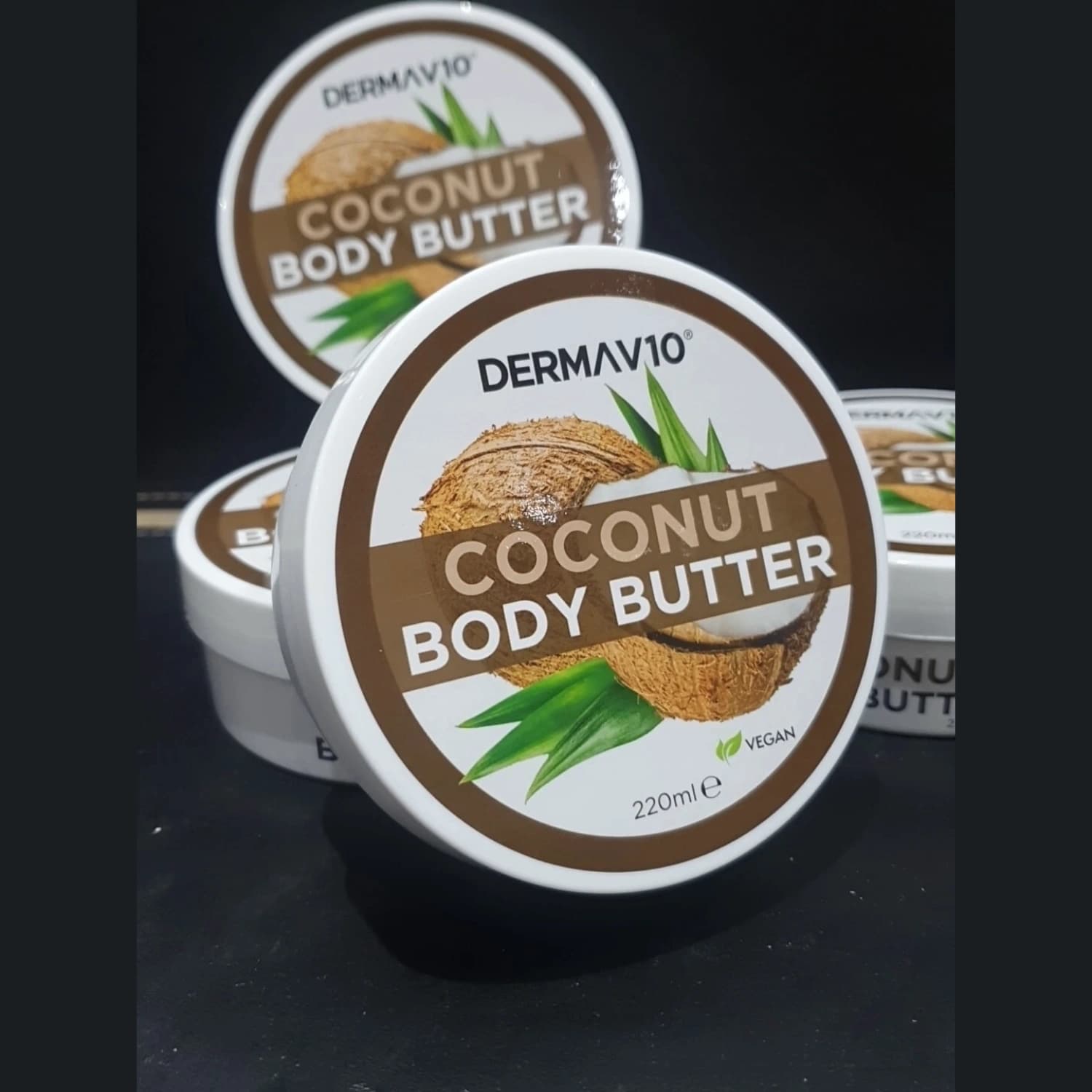 Derma v10 coconut body butter 220ml 7