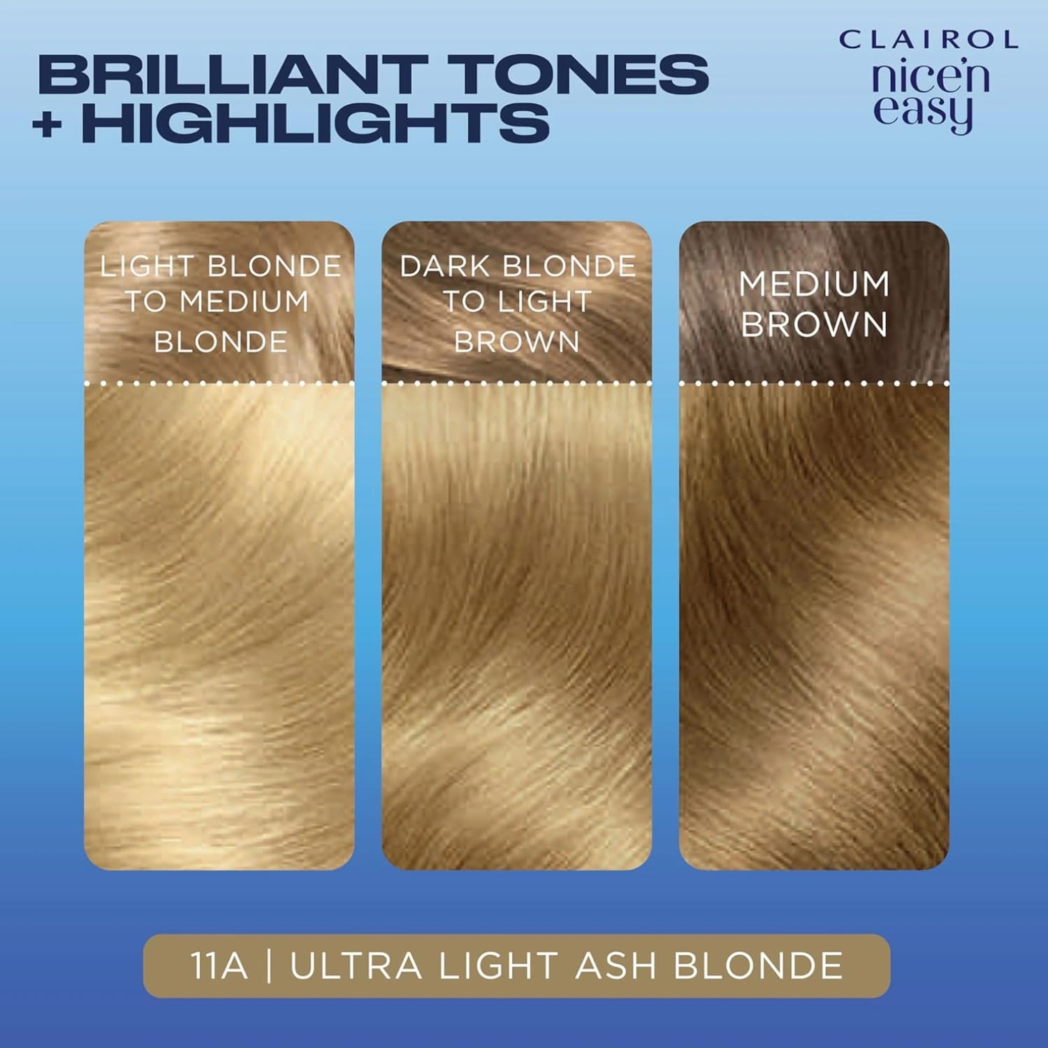 Clairol Nice'n Easy Hair Dye 11A Ultra Light Ash Blonde