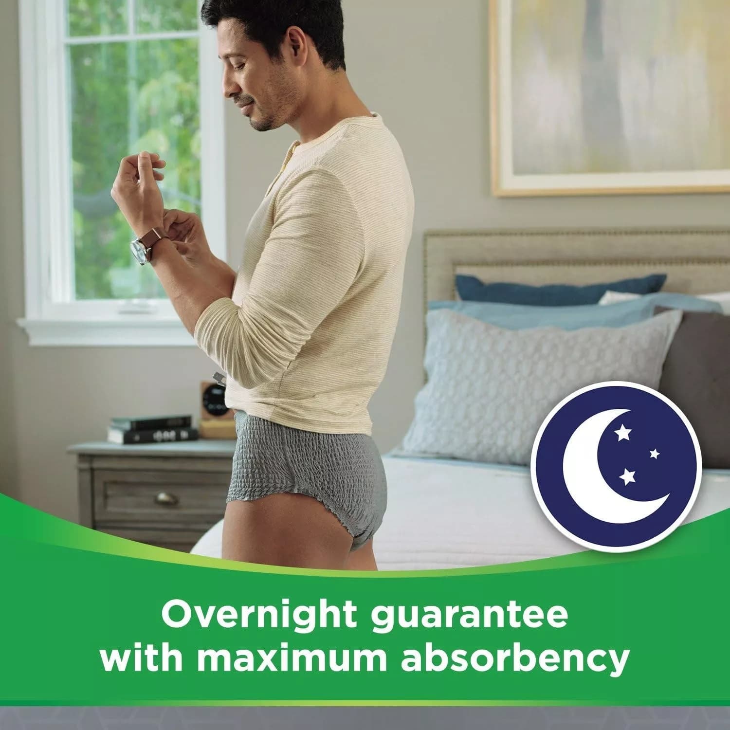 Depend Comfort-Protect Pants for Men Small/Medium 10 Pants