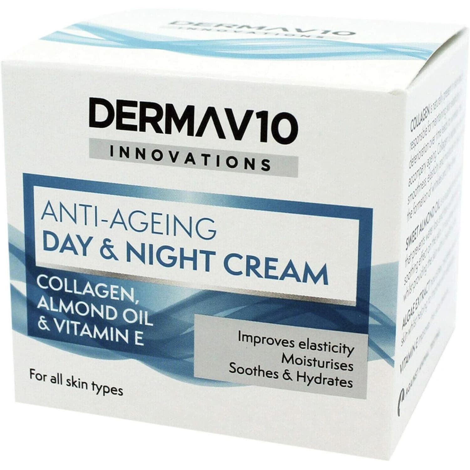 Derma V10 Day & Night Cream Anti Ageing 50ml
