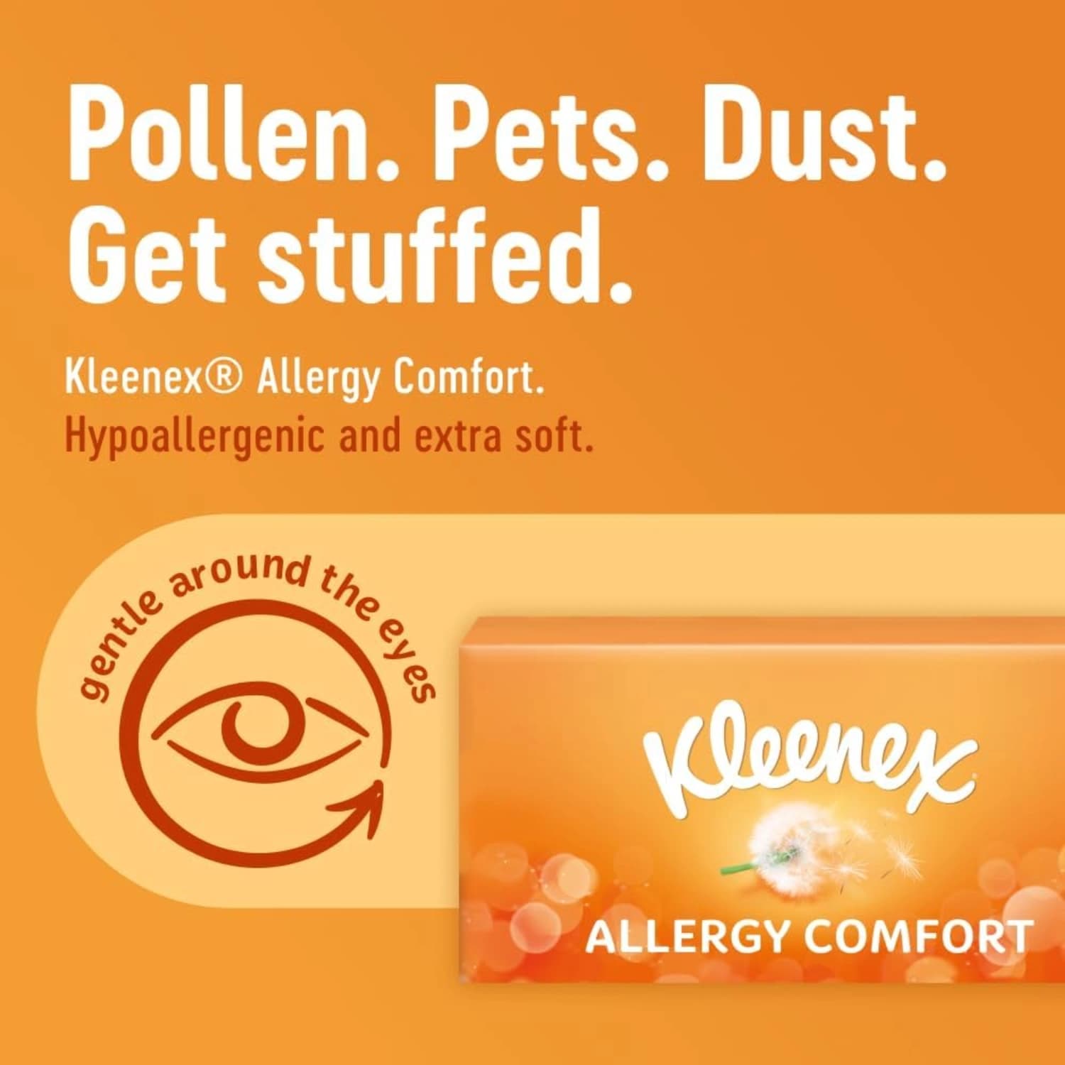 Kleenex Allergy Pocket Pack Tissues 60 Pocket Packs