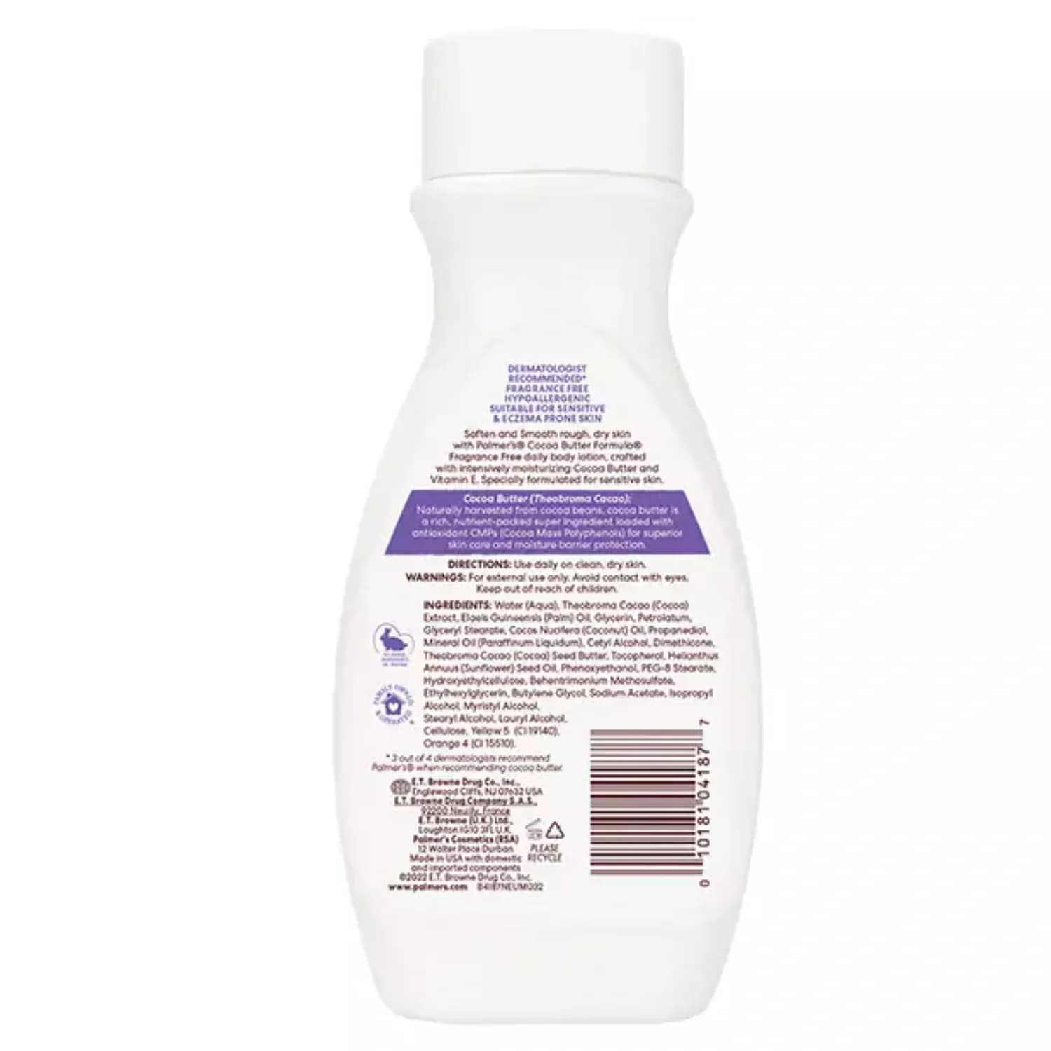 Palmers Cocoa Butter Formula Fragrance Free Lotion 250ml