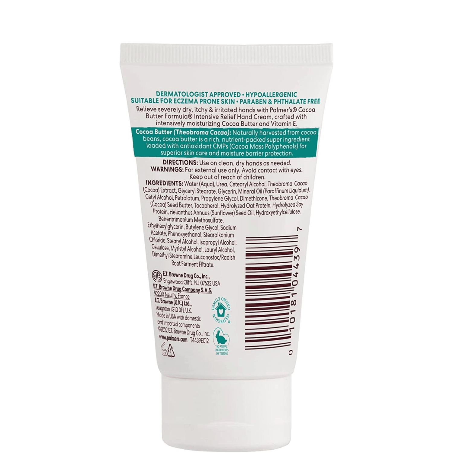 Palmers Intensive Relief Hand Cream 60g - Pack of 3