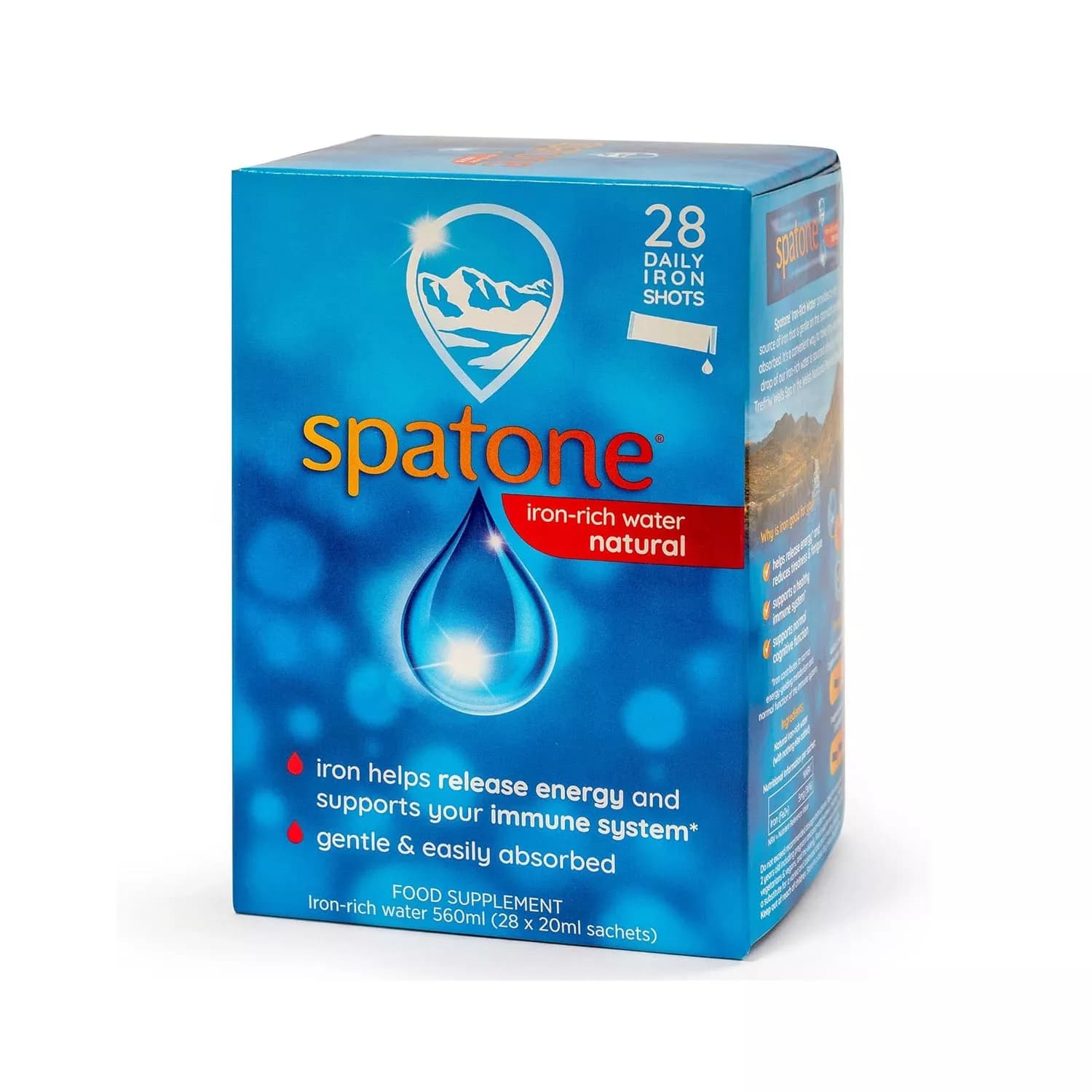 Spatone 100% Natural Iron Supplement 28 Sachets (Pack of 3)