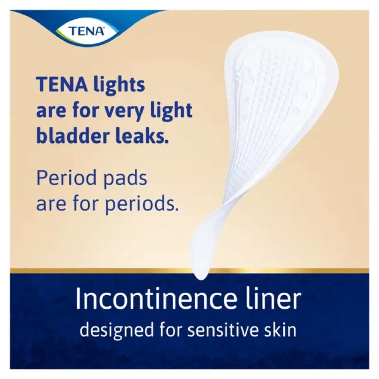 TENA Lights Liner Light Pack of 28