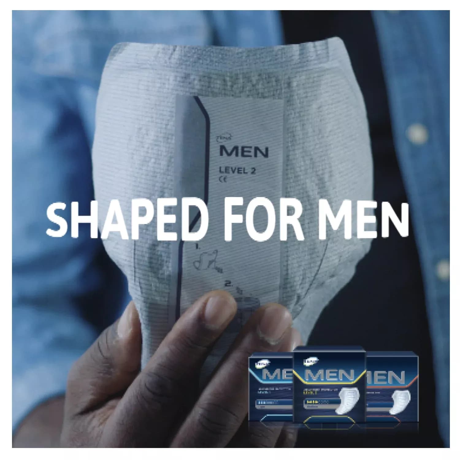 TENA Men Level 1 Absorbent Protector Pads Pack of 12