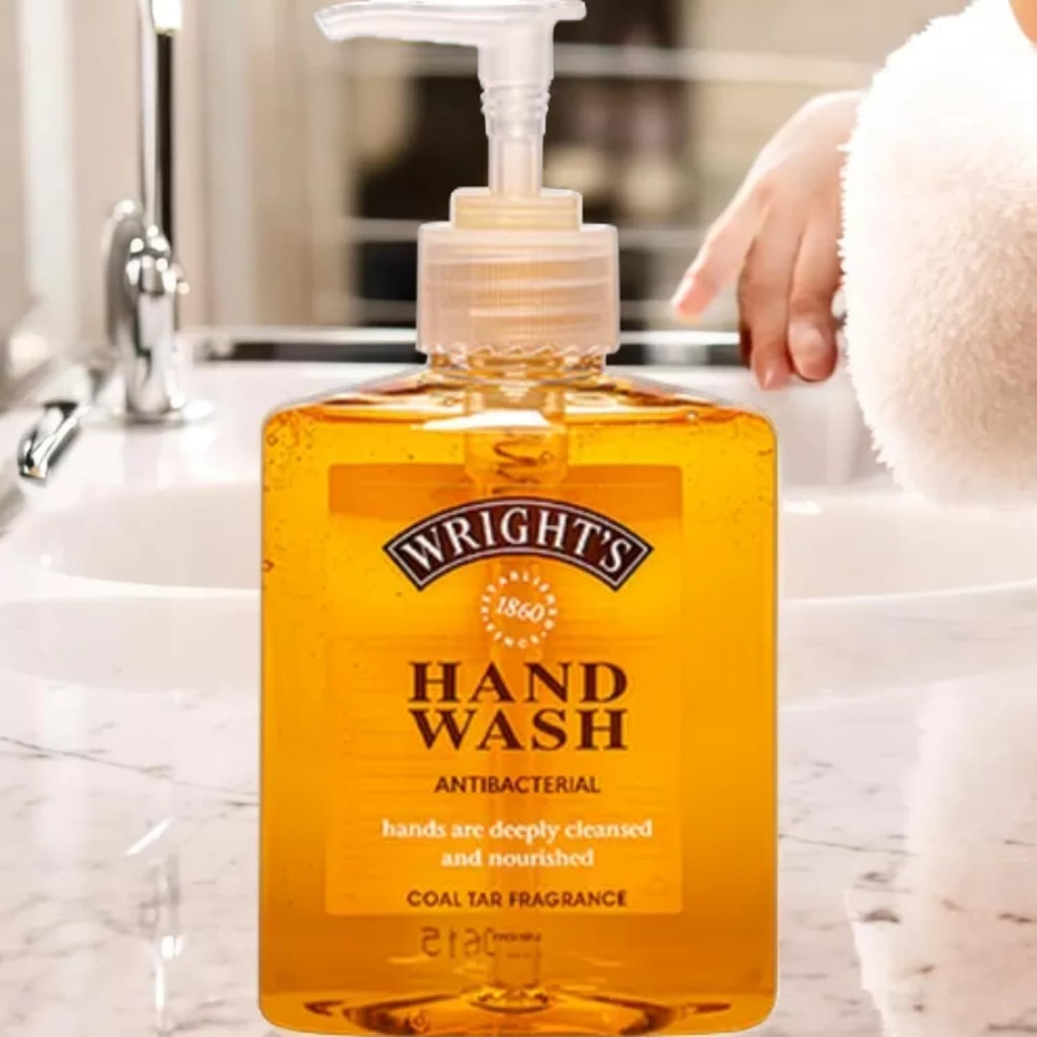 Wright's Coal Tar Antibacterial Hand Wash 250ml