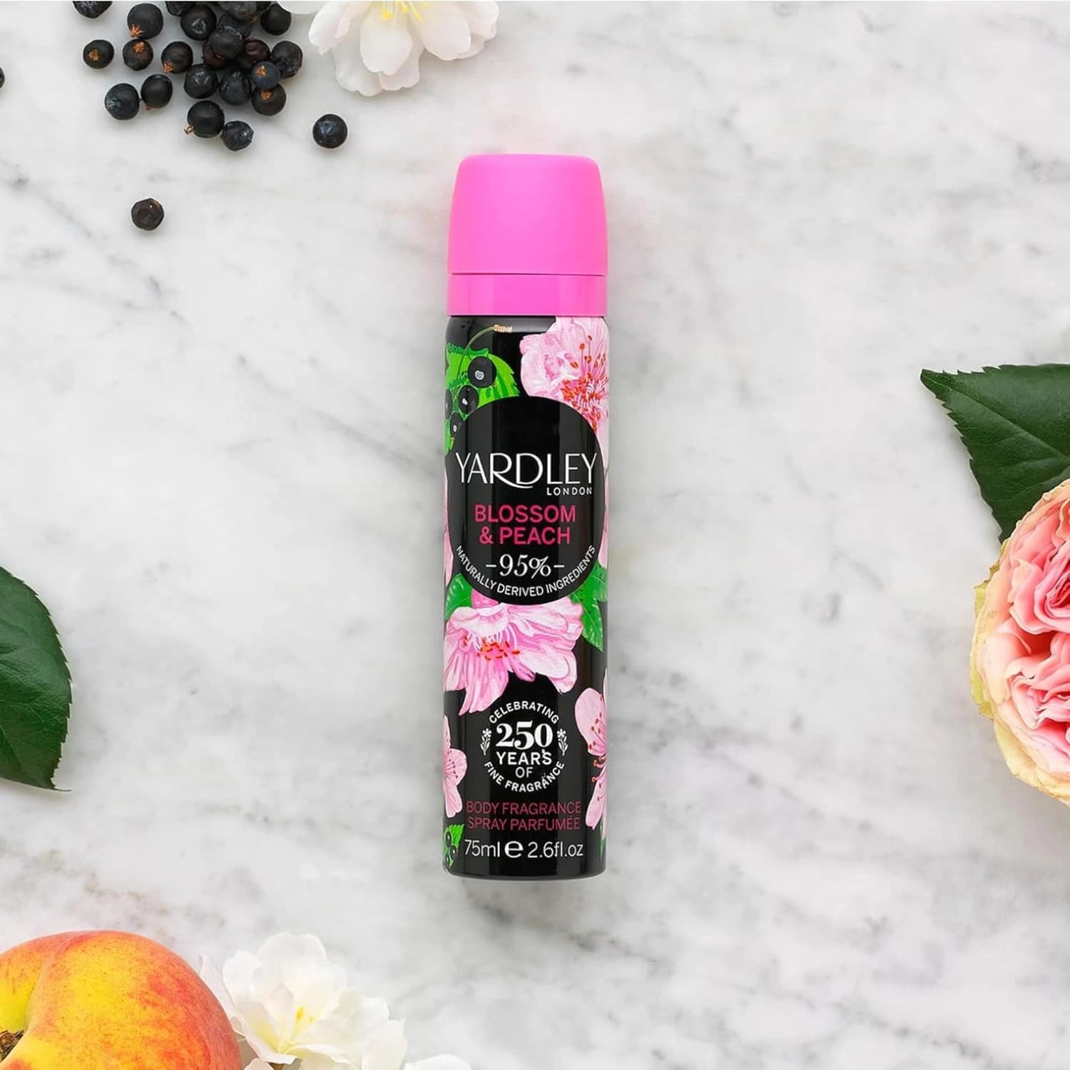 Yardley Body Fragrance Spray Blossom & Peach 75ml