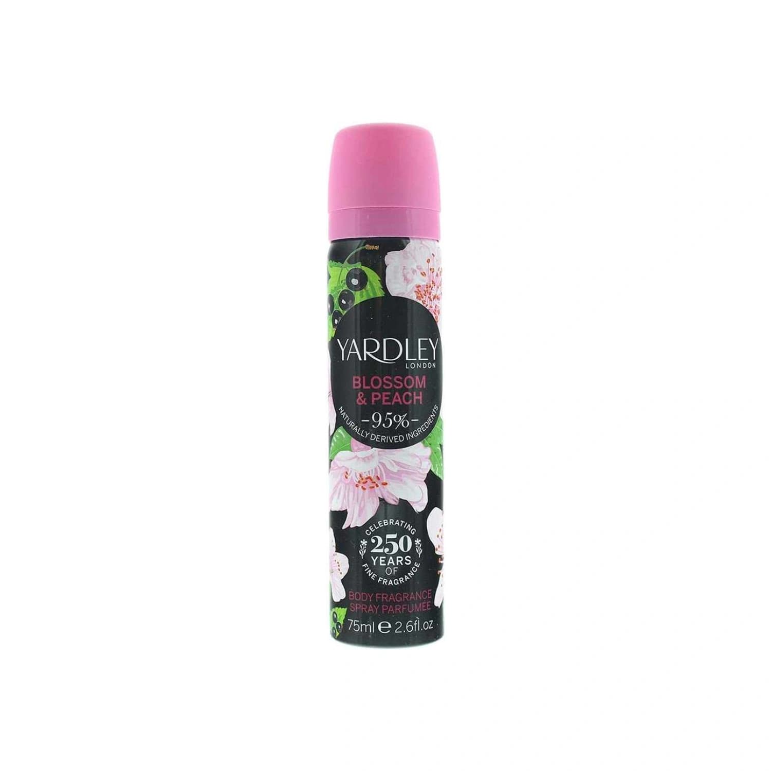 Yardley Body Fragrance Spray Blossom & Peach 75ml