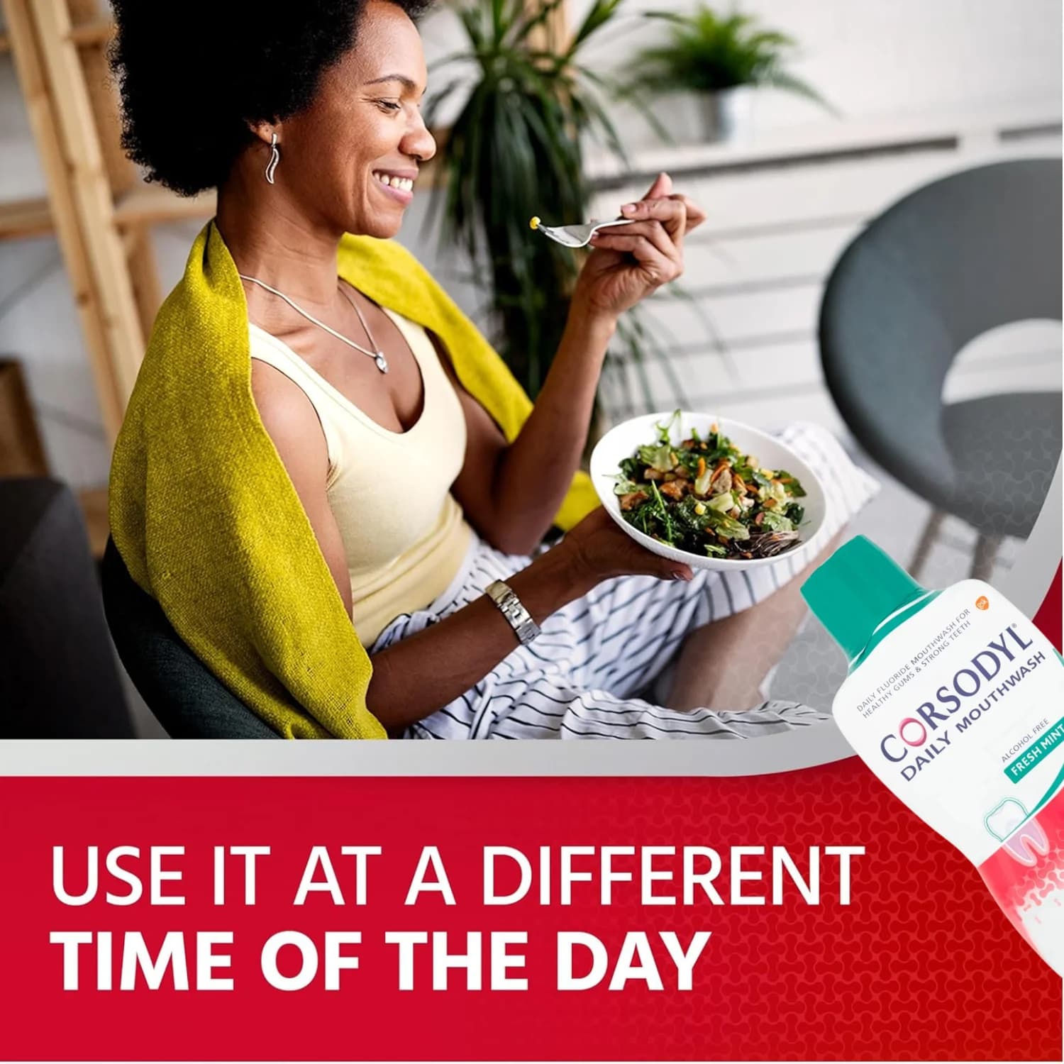 Corsodyl Gum Care Mouthwash Alcohol Free Fresh Mint 500ml
