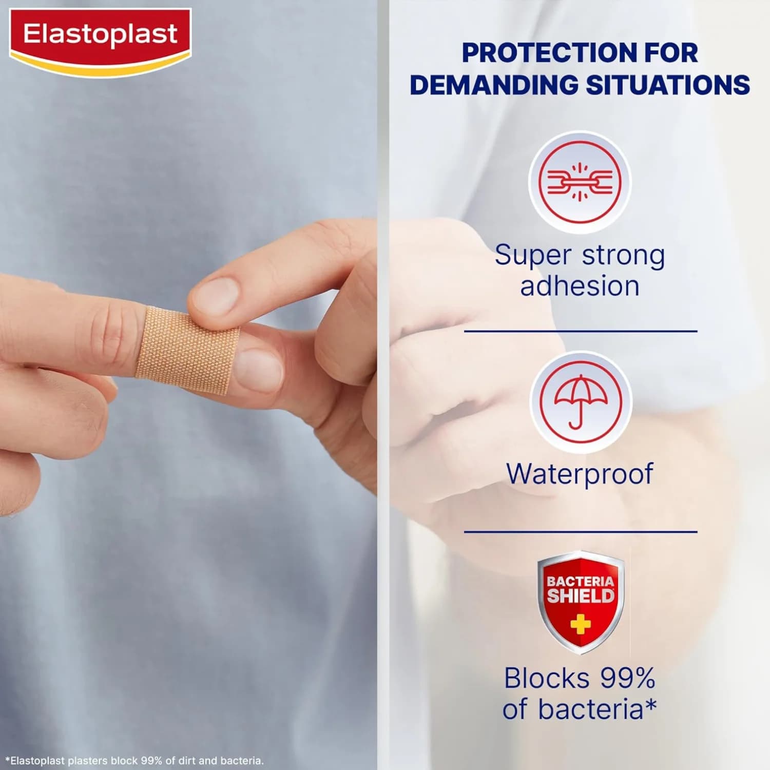 Elastoplast Knee & Elbow Plasters 10 Plasters