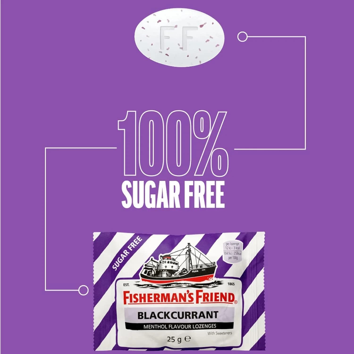 Fisherman’s Friend Blackcurrant Lozenges 25g