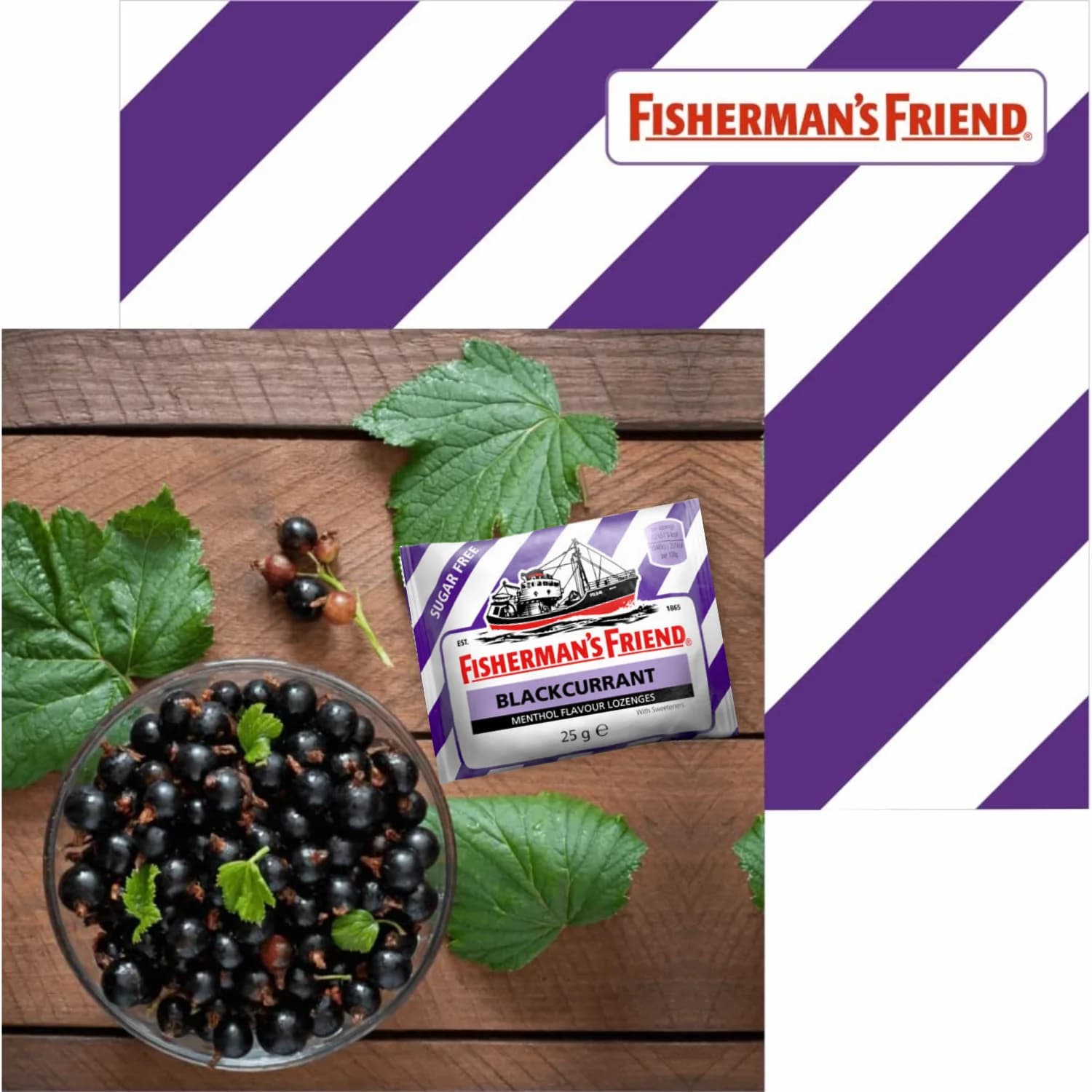 Fisherman’s Friend Blackcurrant Lozenges 25g